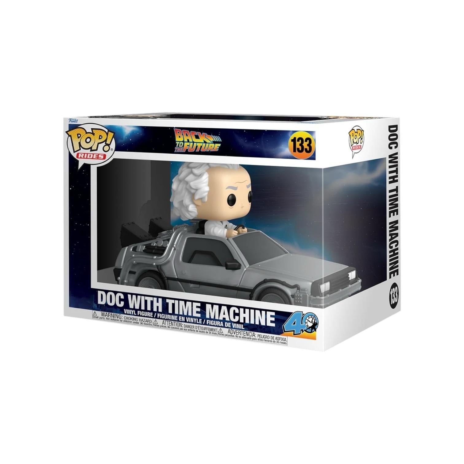 Doc with Time Machine #133 Funko Pop Rides - Back to the Future - PREORDER