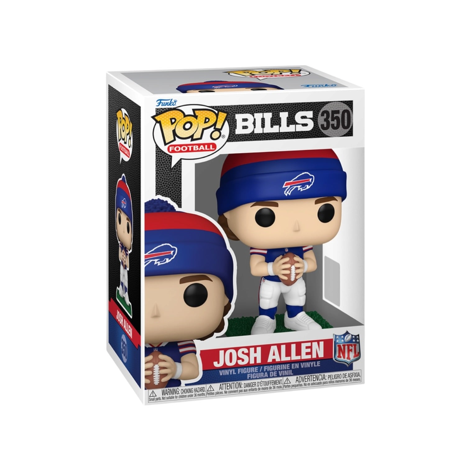 Josh Allen with Beanie #350 Funko Pop - Buffalo Bills - PREORDER