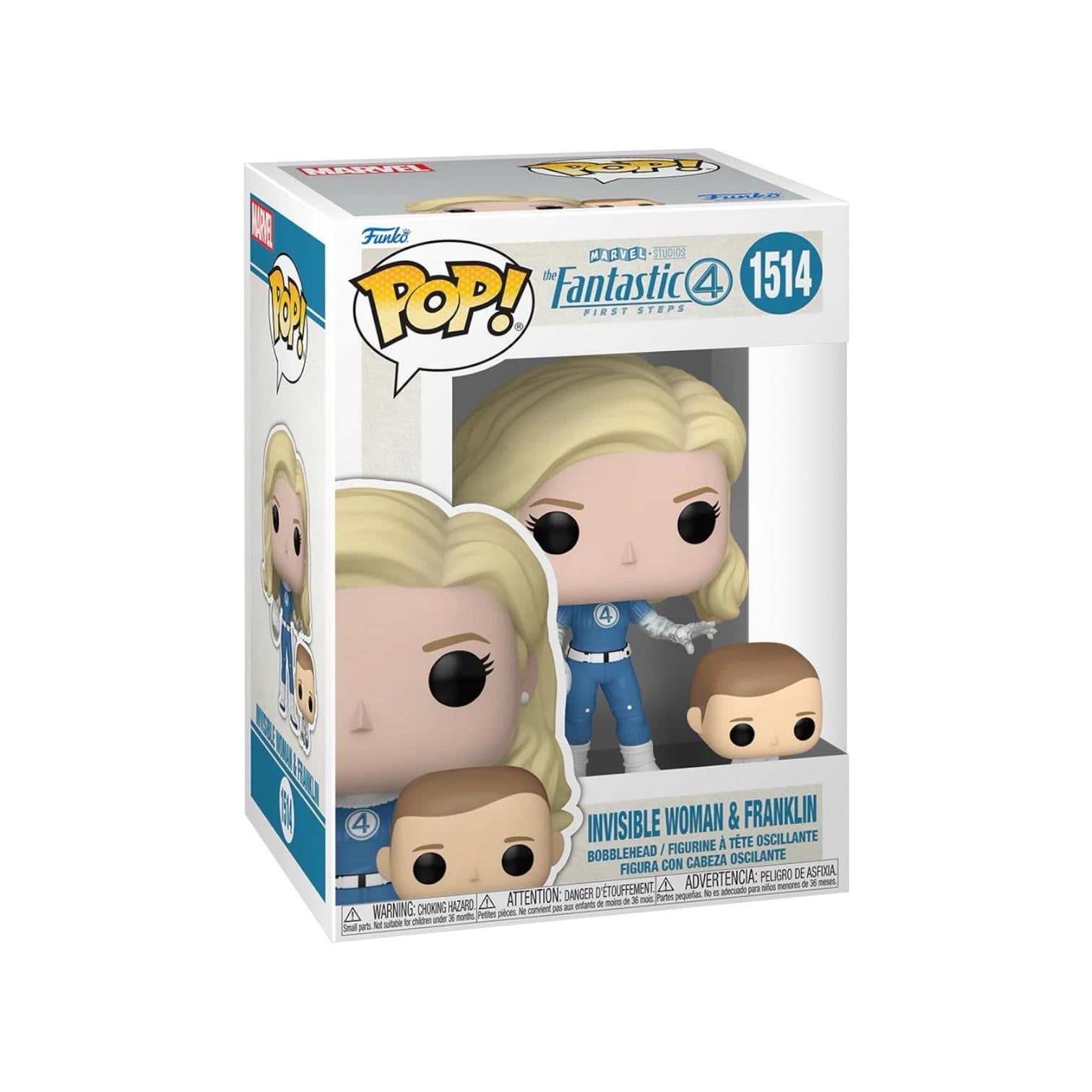 Invisible Woman & Franklin #1514 Funko Pop - The Fantastic Four: First Steps