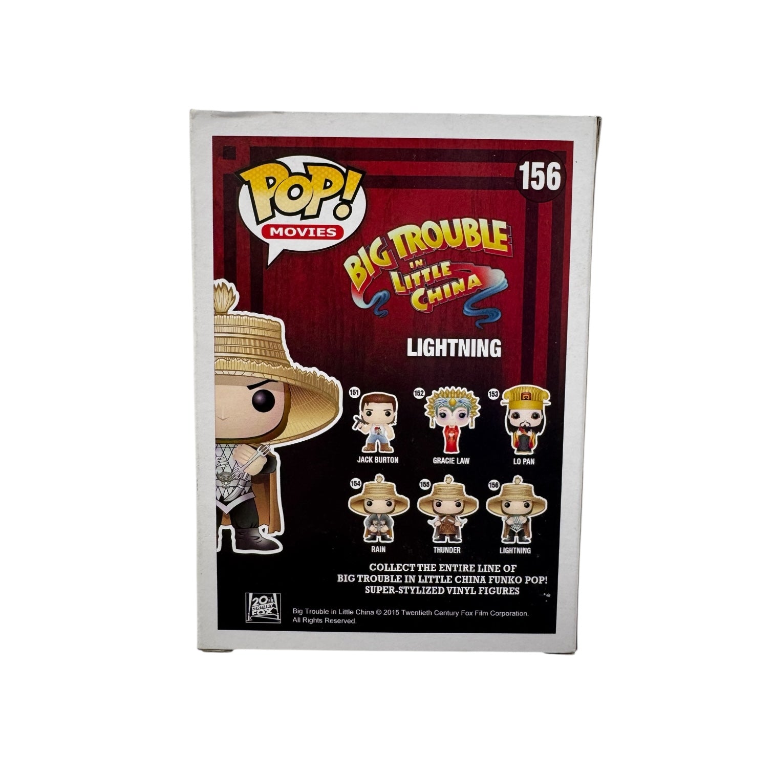 Lightning #156 Funko Pop! - Big Trouble In Little China - Condition 7/10