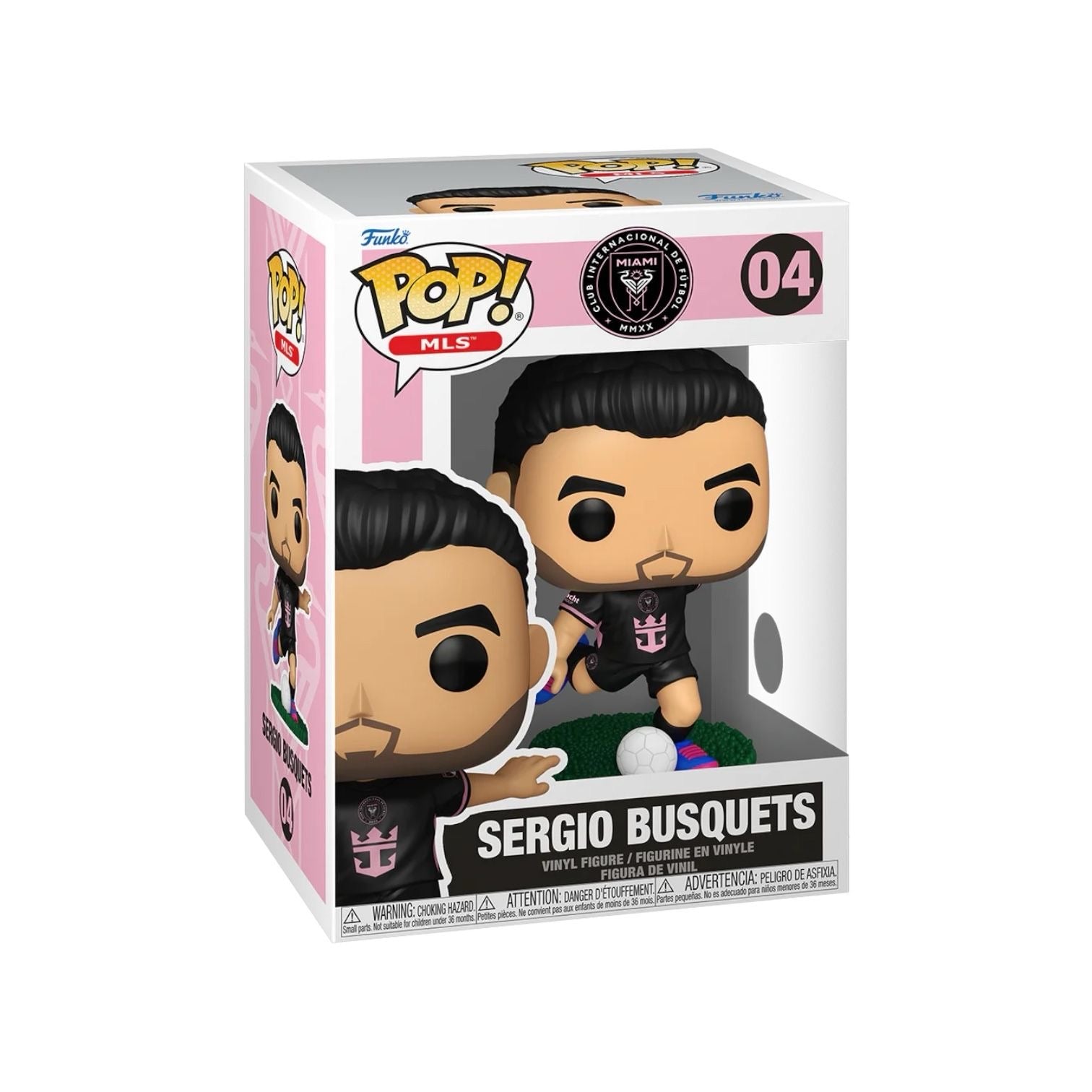 Sergio Busquets #04 Funko Pop - Club Internacional De Futbol : Inter Miami