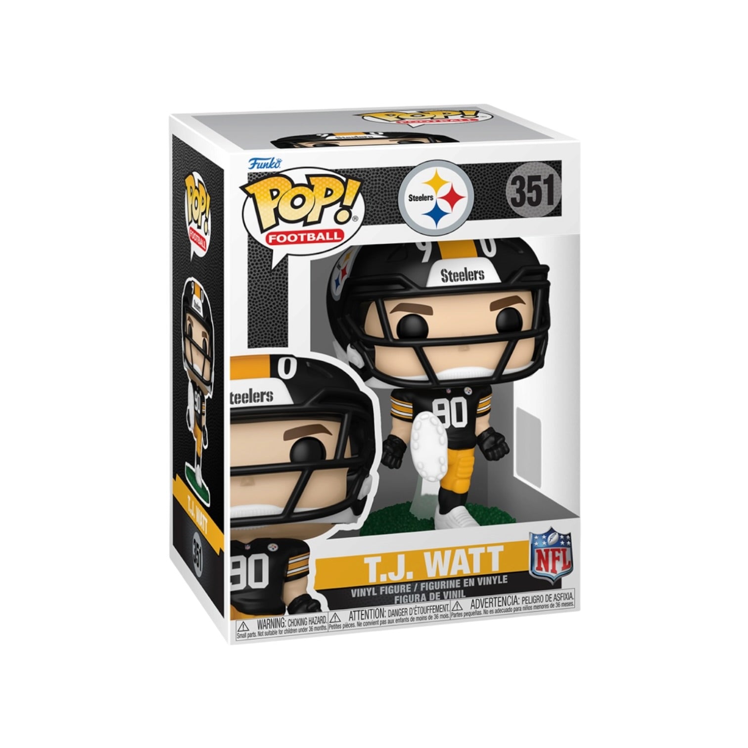 T.J. Watt (Punting) #351 Funko Pop - Pittsburgh Steelers - PREORDER