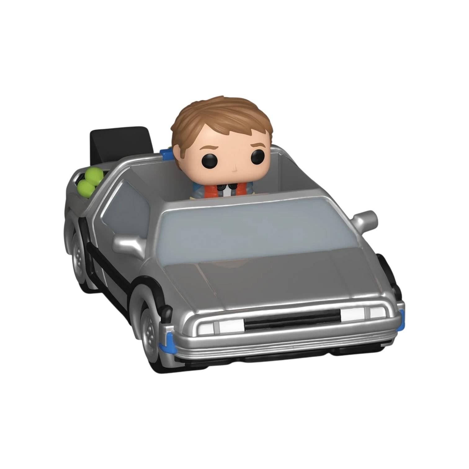 Marty McFly and Time Machine Funko - Bitty Pop Ride - Back to the Future - PREORDER