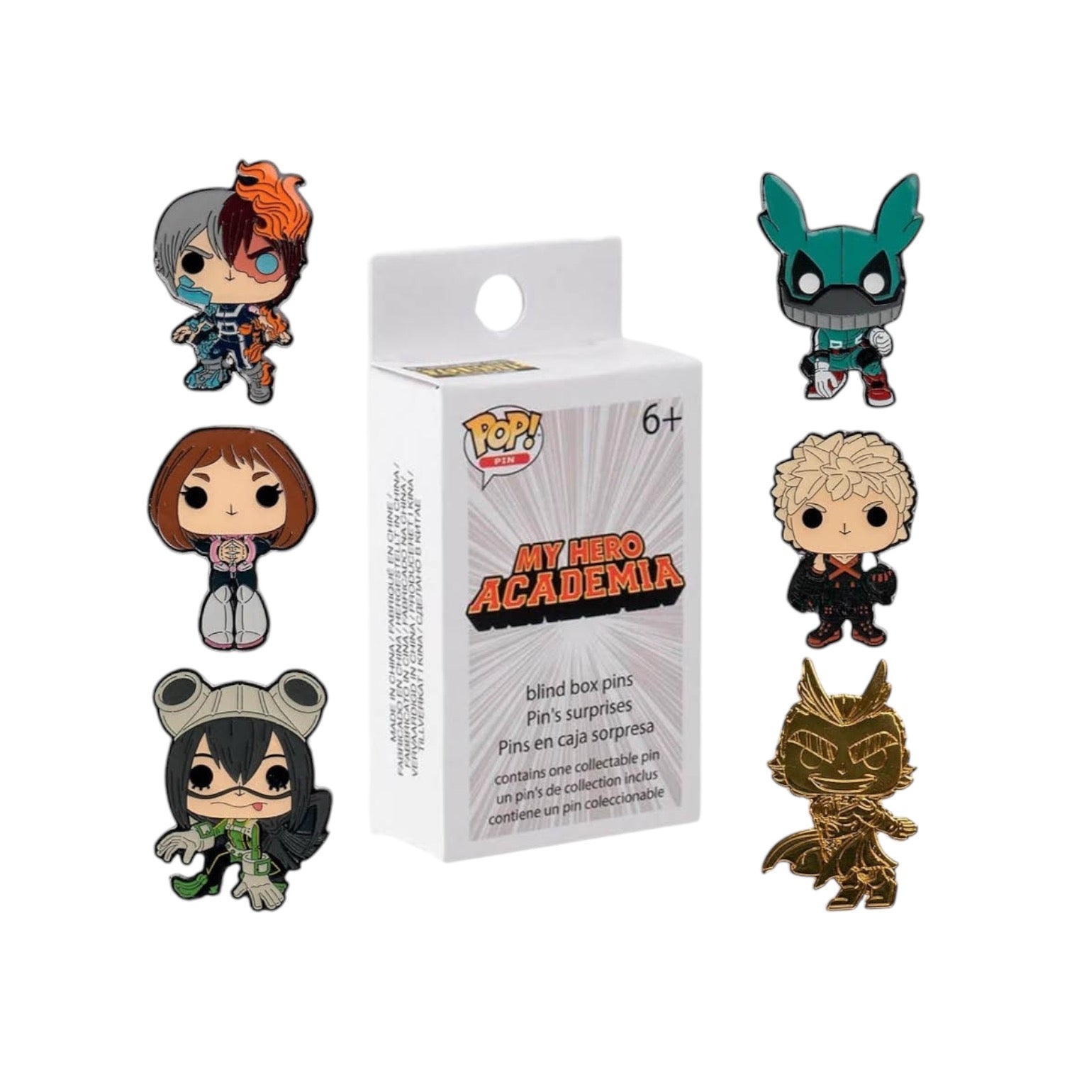 My Hero Academia Funko Loungefly Blind Box Pin