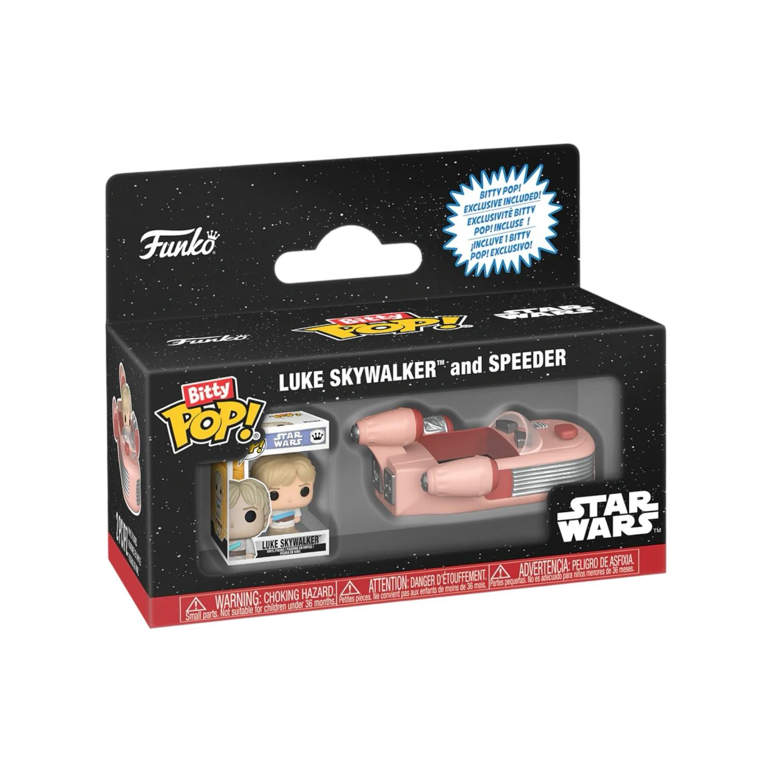 Luke Skywalker and Speeder | Funko | Bitty Ride | Star Wars