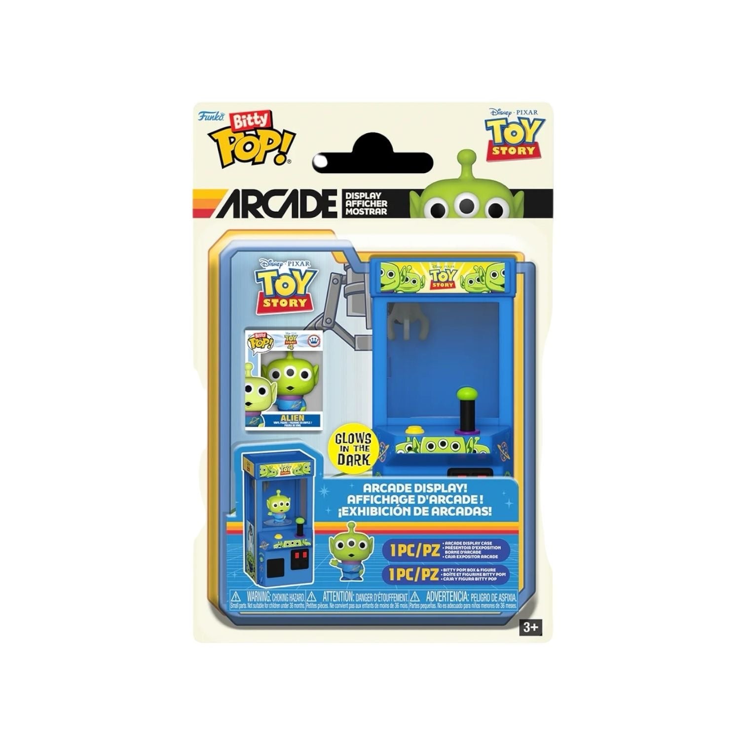 Alien (glow) Bitty Arcade Claw Funko Pop - Toy Story