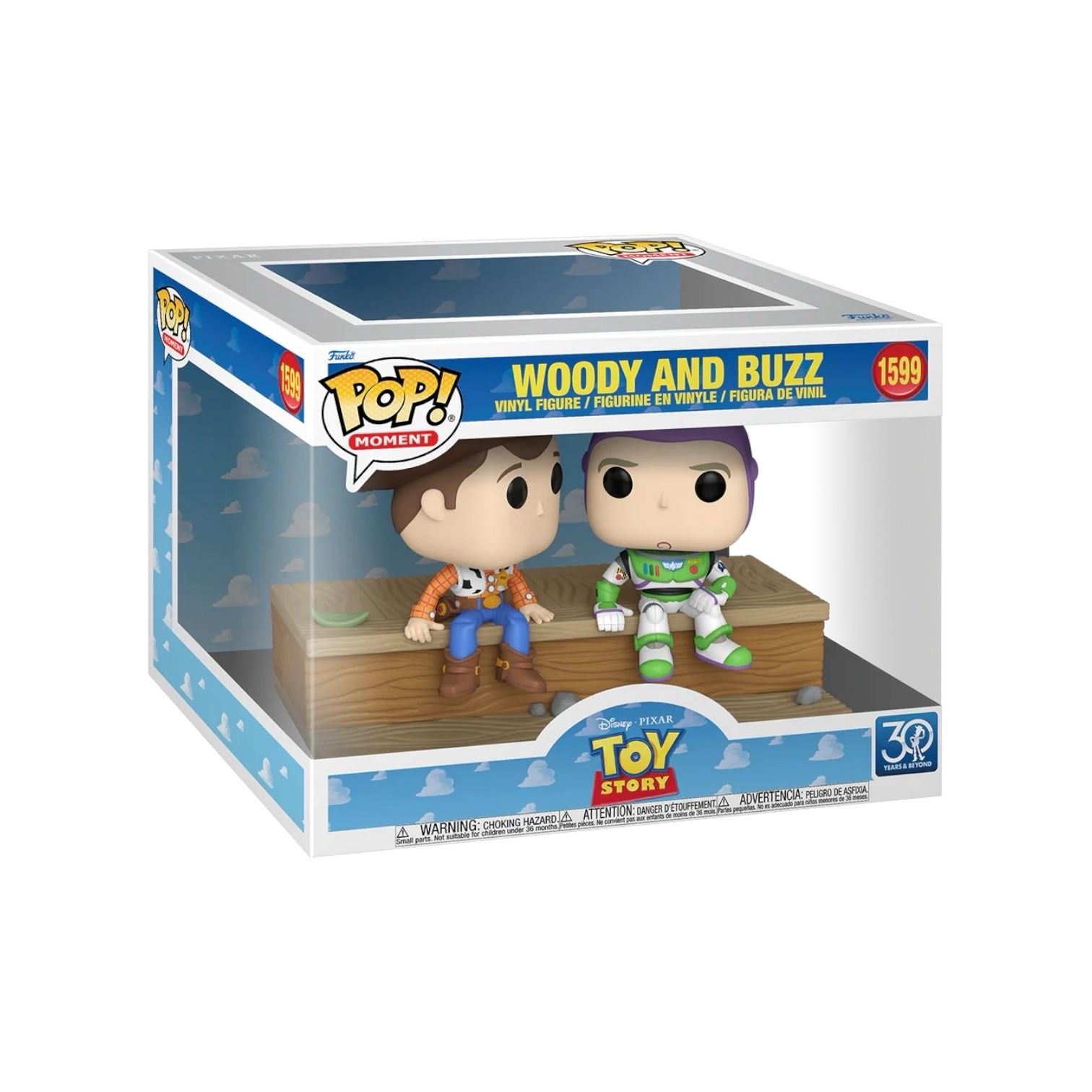 Woody and Buzz #1599 Funko Pop Moment - Toy Story - 30th Anniversary - PREORDER