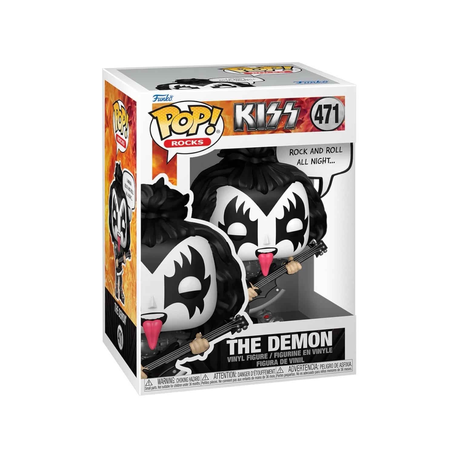 The Demon #471 Funko Pop Sayings - Kiss: Rock and Roll All Night