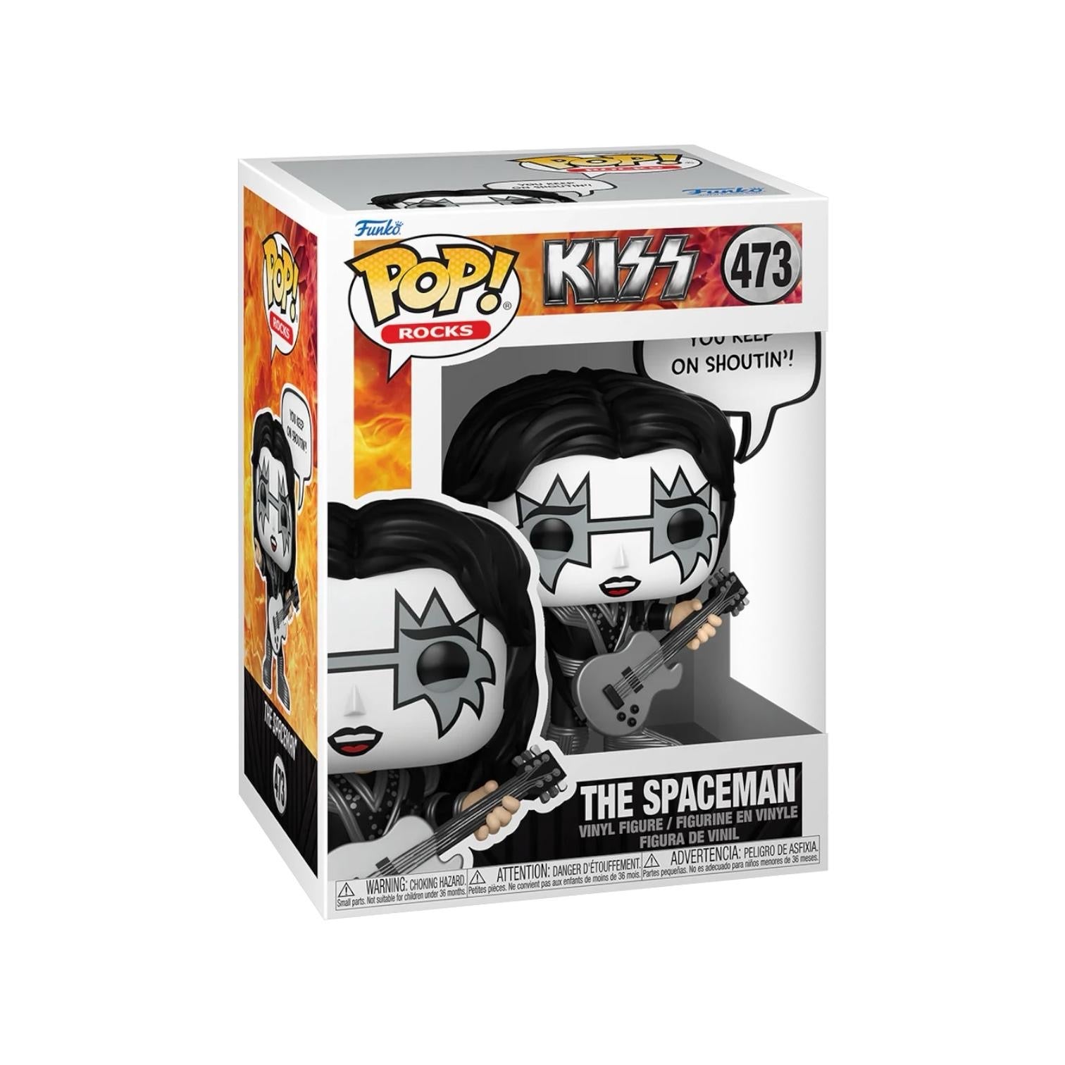 The Spaceman | Funko Pop |Sayings | Kiss :Rock and Roll All Night
