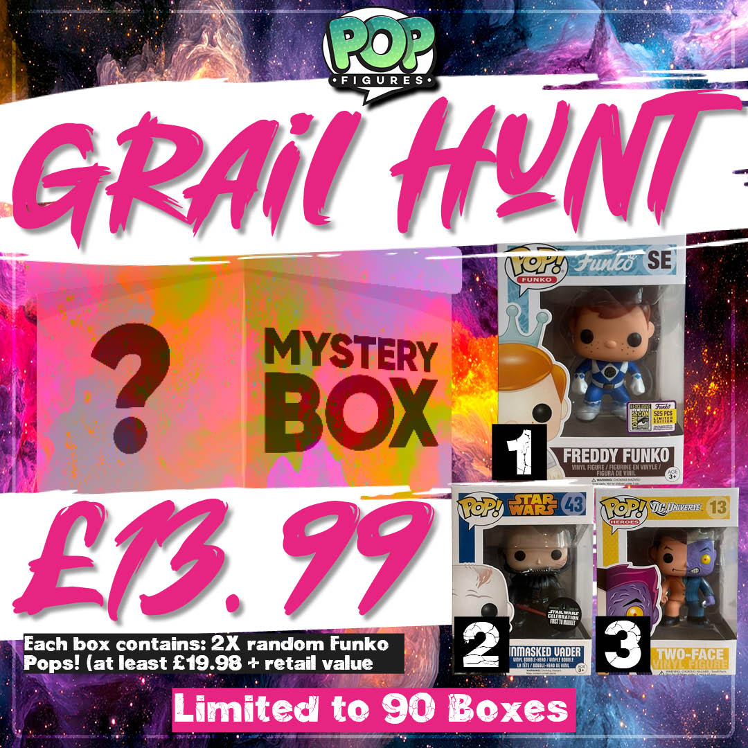 2 Funko Pop Mystery Box Grail Hunt!