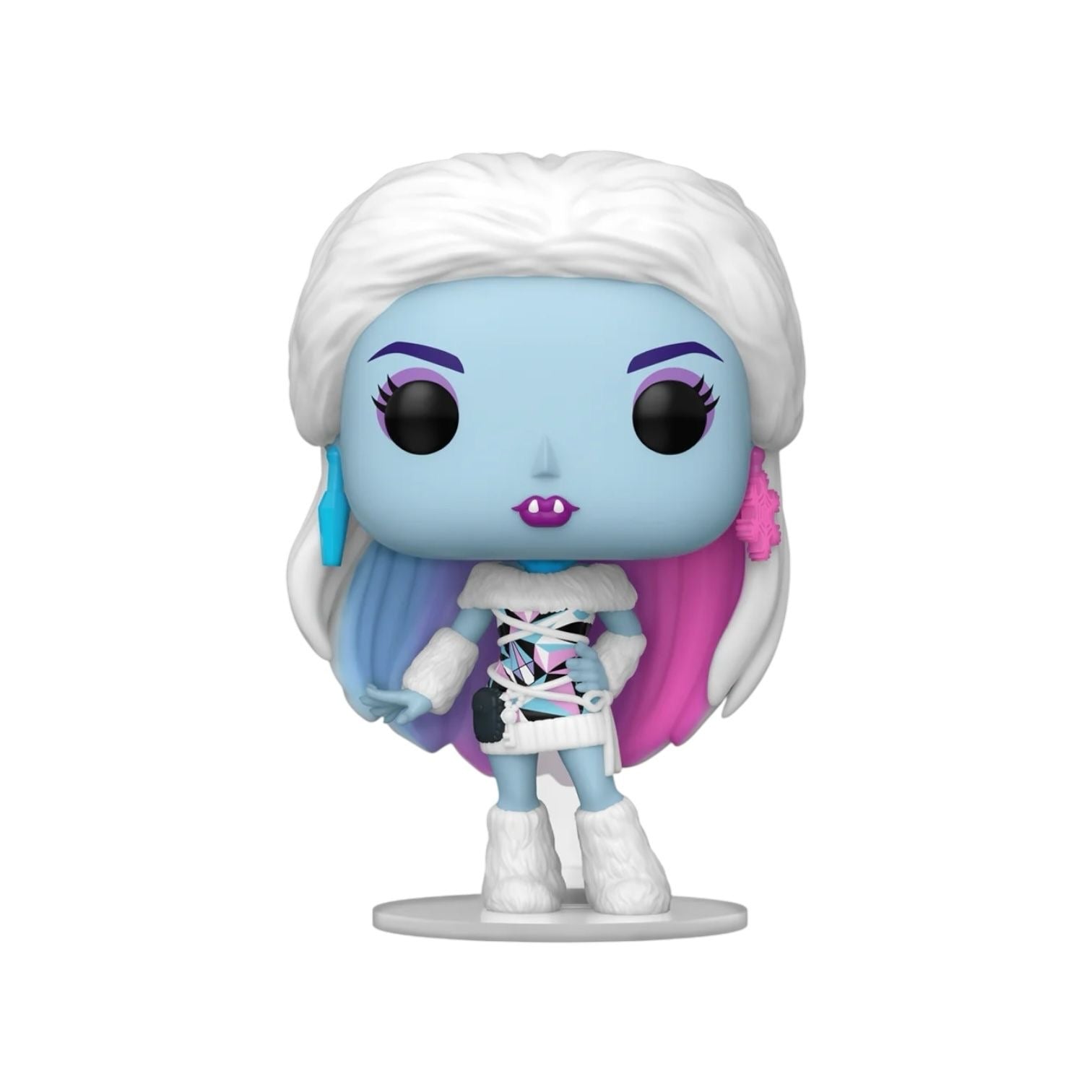Abbey Bominable Funko Pop, Blue and white detail Pop of abbey from monster High