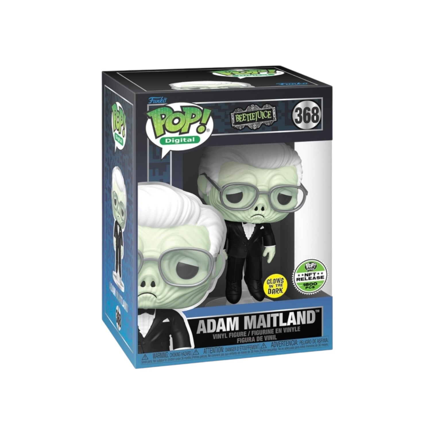 Funko Pop! vinyl figure of Adam Maitland in packaging on a white background