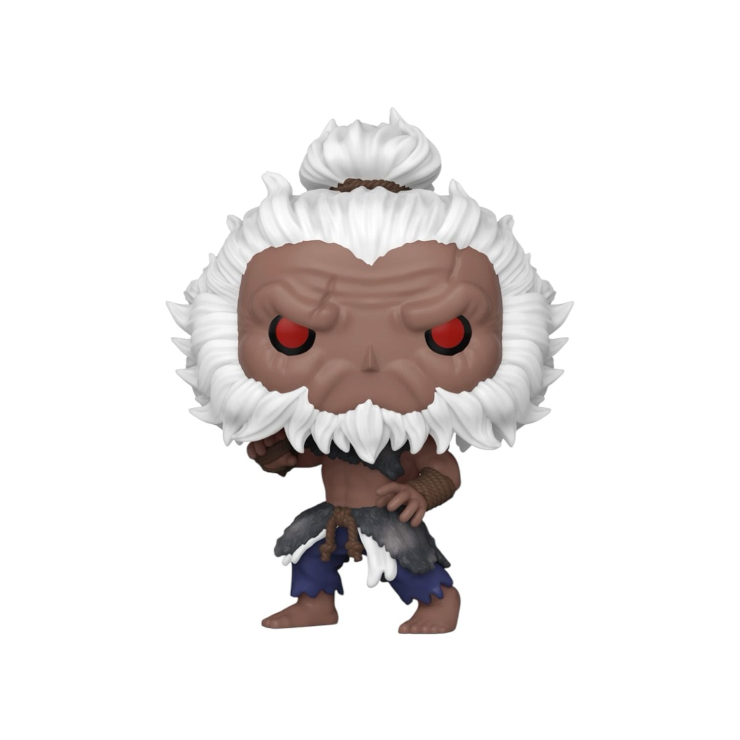 Funko Pop! vinyl figure with white hair and red eyes on a white background