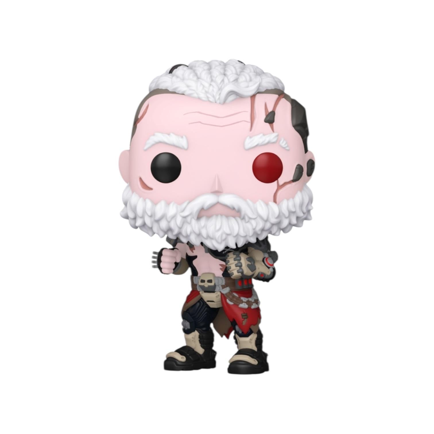 Funko Pop! vinyl figure with a white beard and red nose on a white background