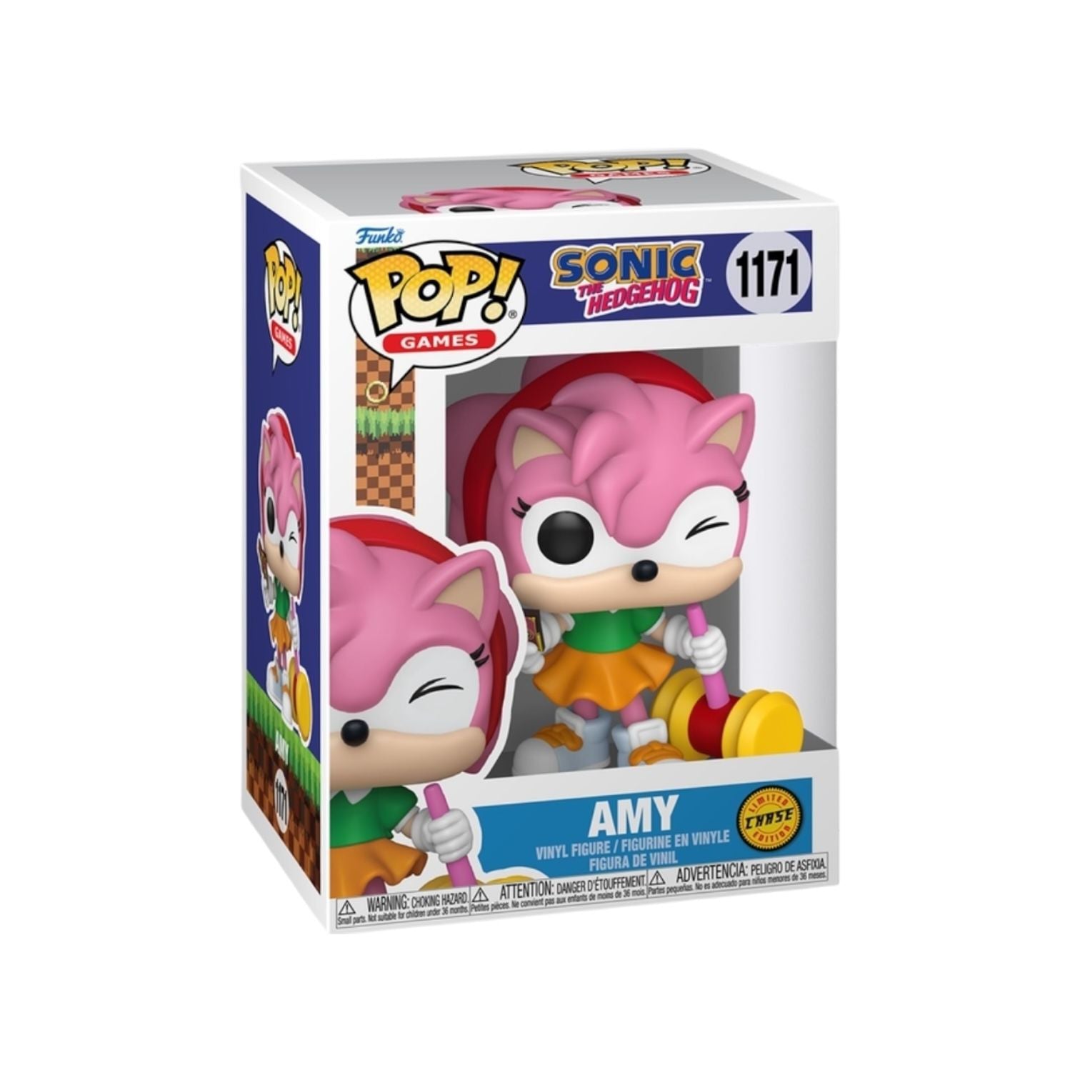 Funko Pop! vinyl figure of Amy from Sonic the Hedgehog in packaging
