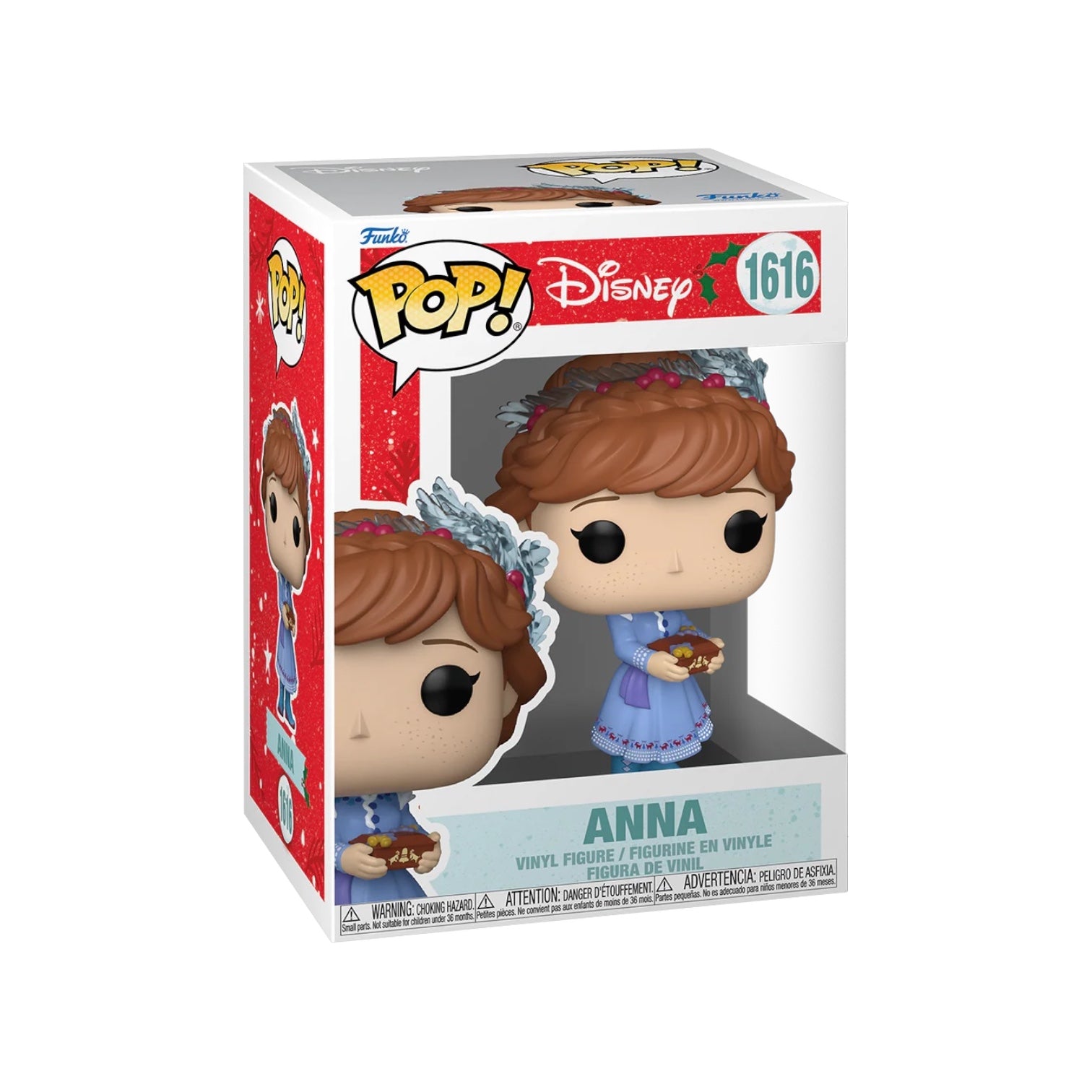 Funko Pop! Disney Anna figure in packaging on a white background