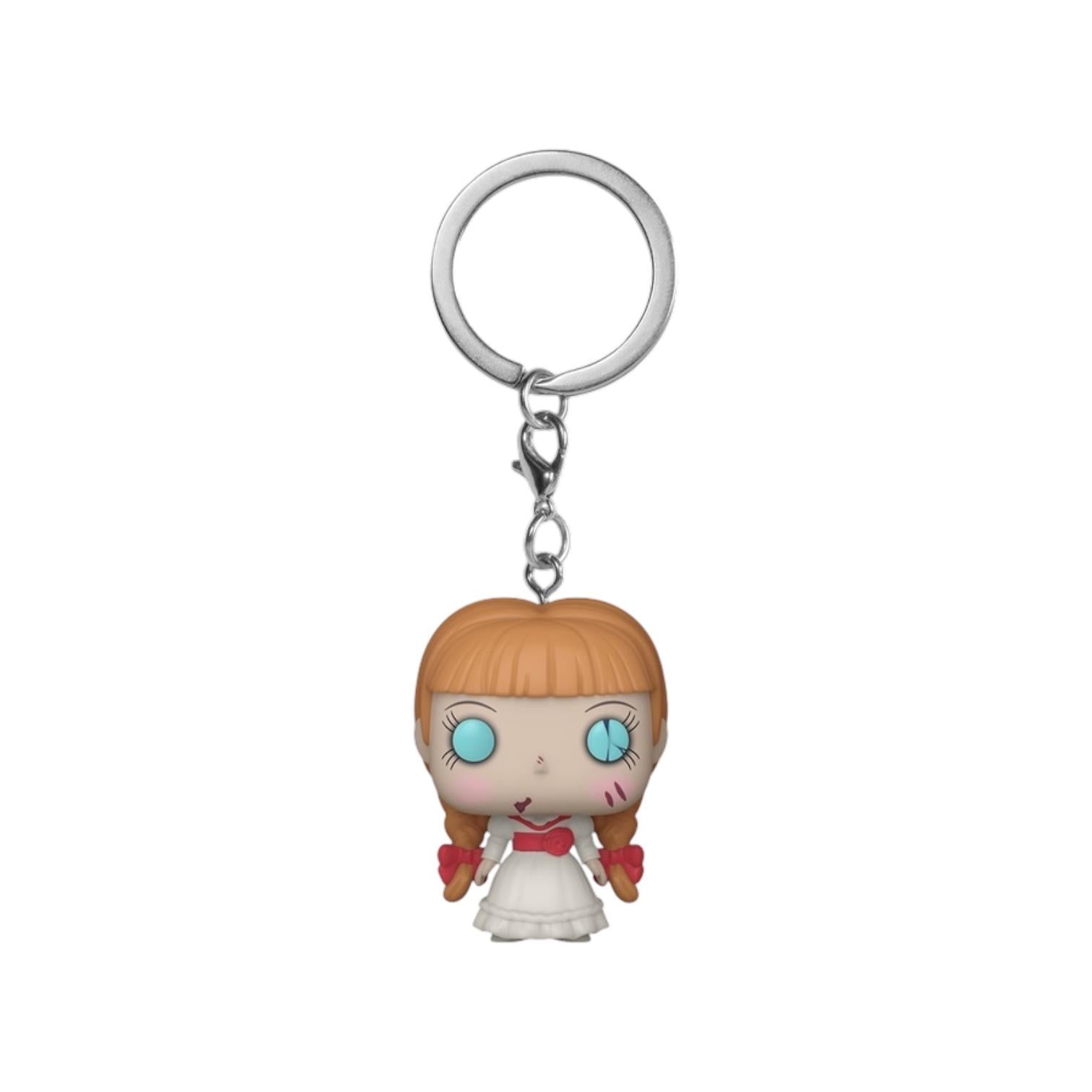 Keychain with a character figure on a white background