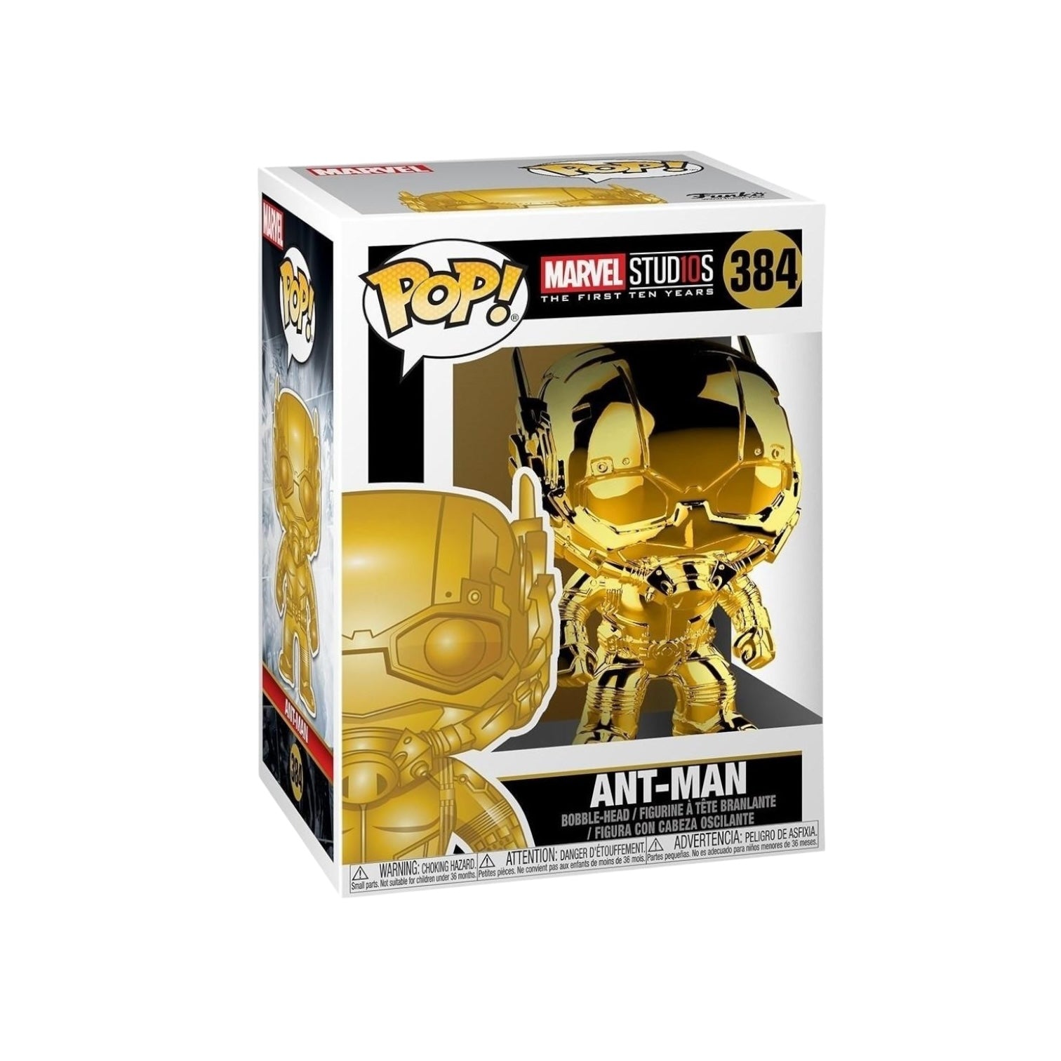 Ant-Man Funko Pop Gold Chrome