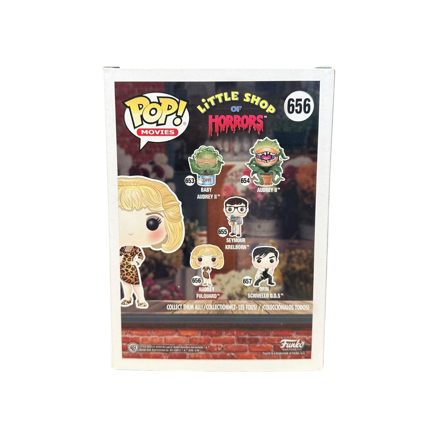 Audrey Fulquard #656 Funko Pop! - Little Shop of Horrors back