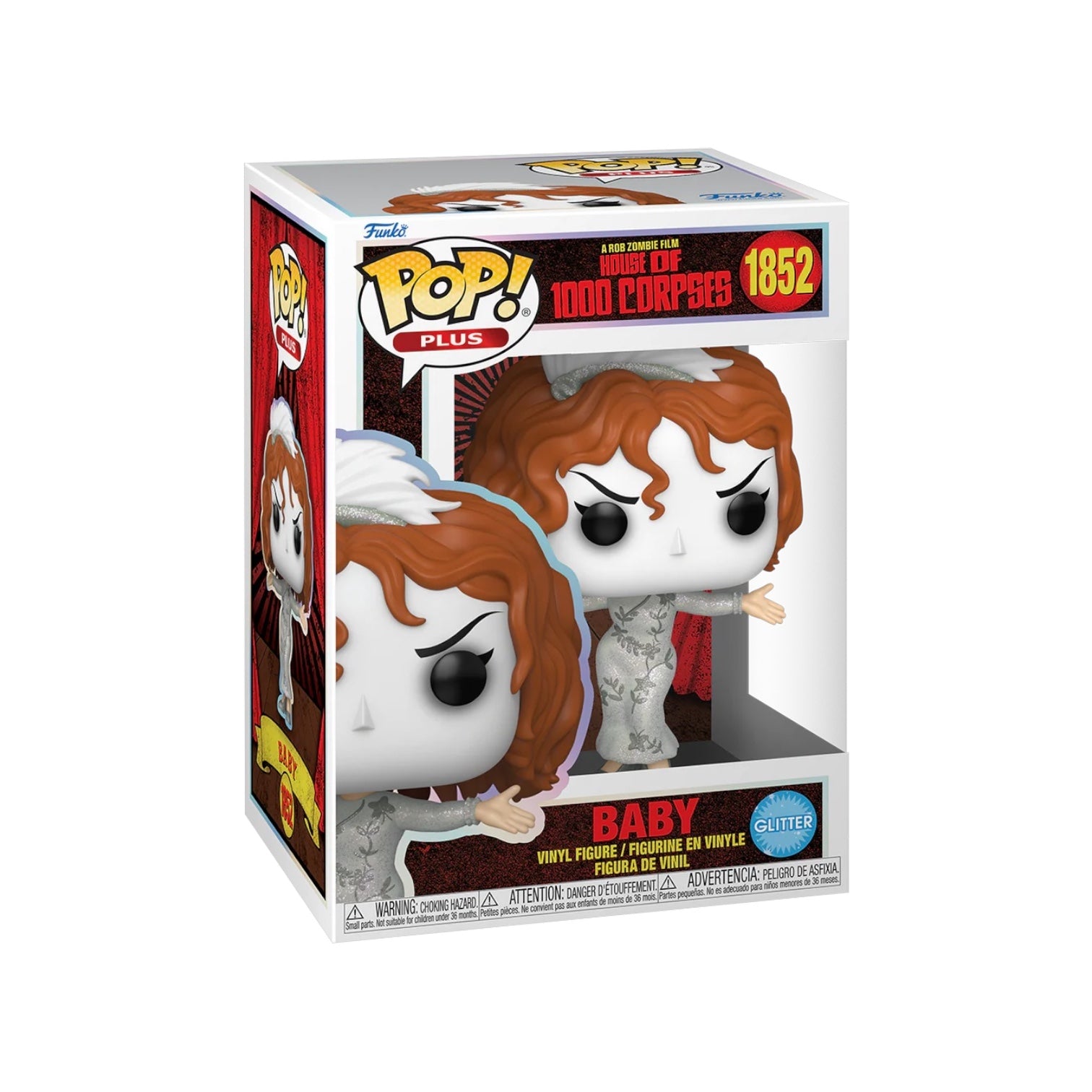 Funko Pop! vinyl figure packaging with character and branding on a white background