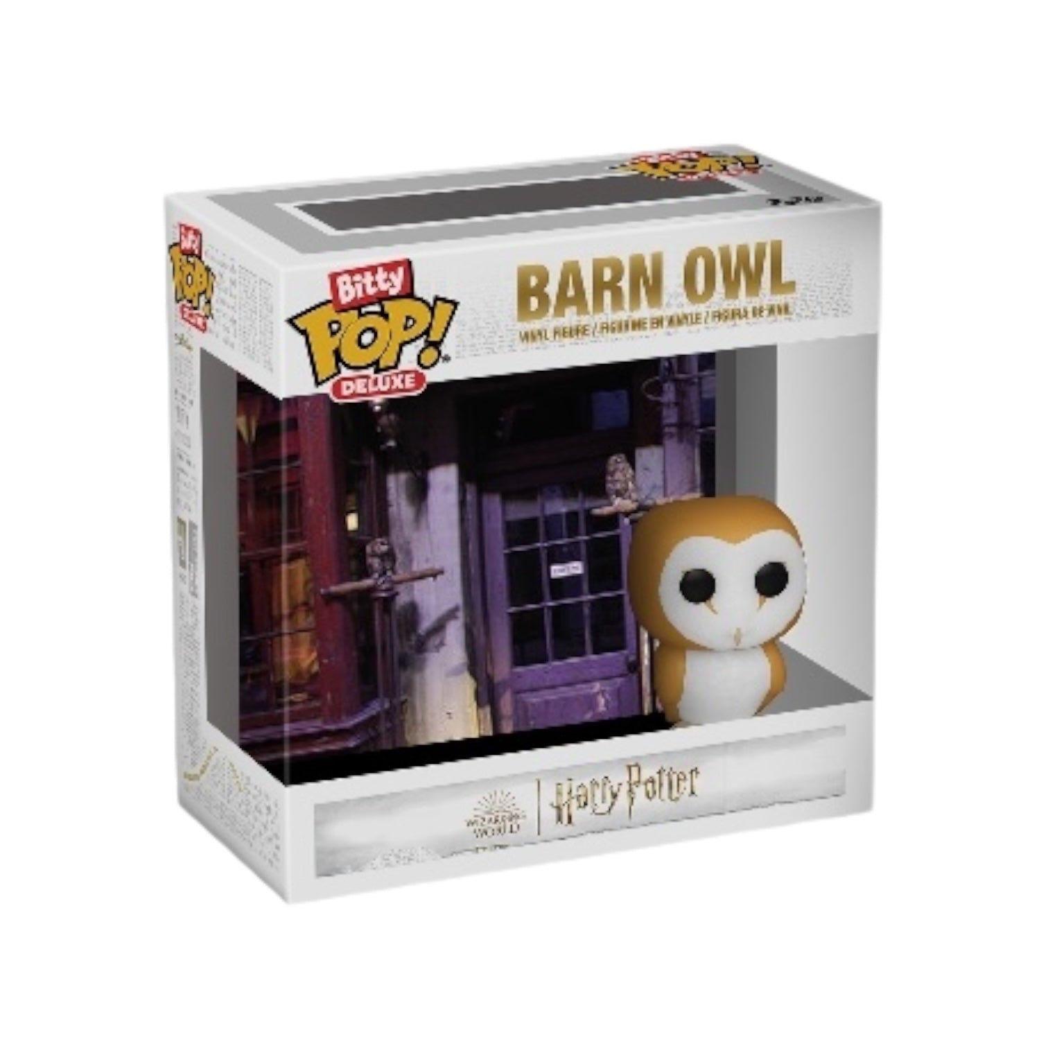 Barn Owl Funko Bitty Pop! Deluxe figure from Harry Potter, featuring a cute, stylized design of the iconic owl.