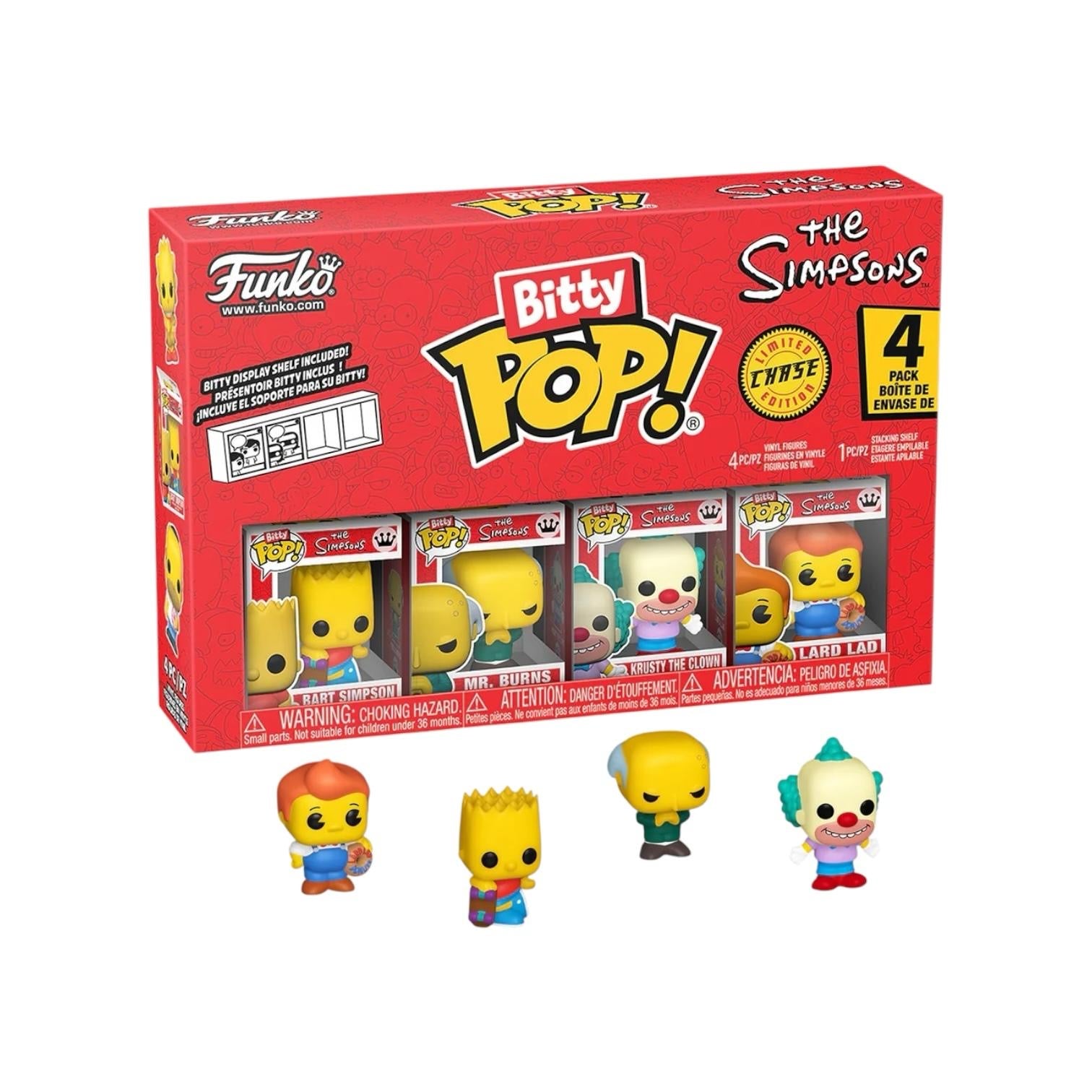 Bart Simpson Funko 4 Pack Bitty Pop - The Simpsons
