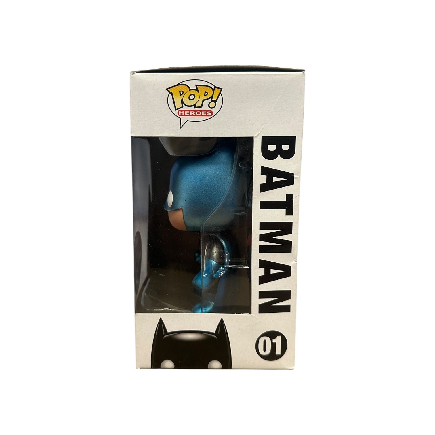 Batman Pop! Heroes figurine in packaging on a white background