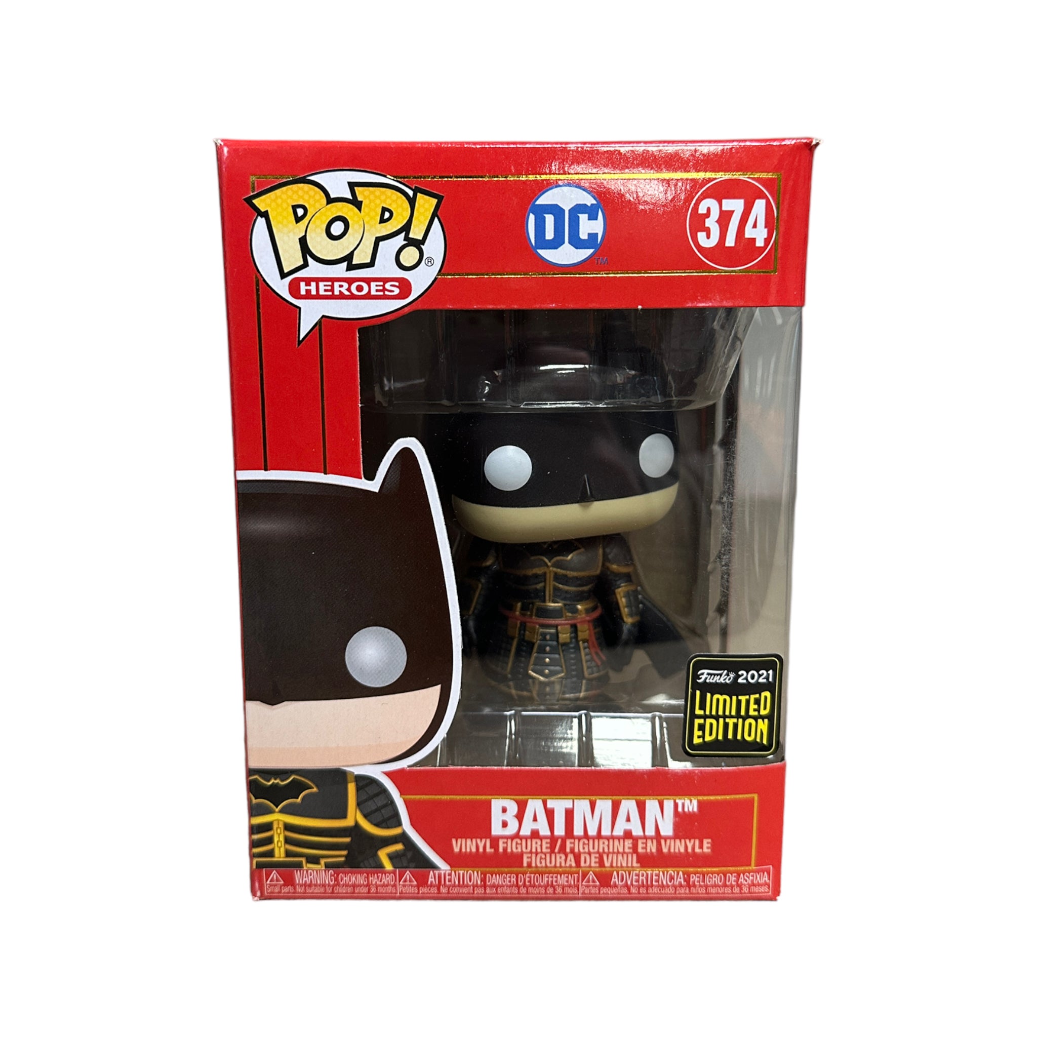 Metallic Batman #374 Funko Pop! from DC's Imperial Palace, Asia 2021 Exclusive, rated 6.5/10 condition.