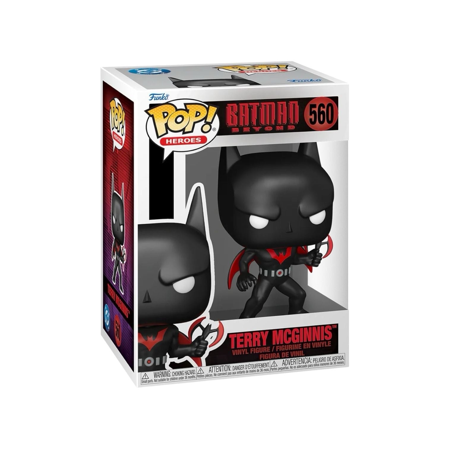 Funko Pop! vinyl figure packaging with Batman Beyond character