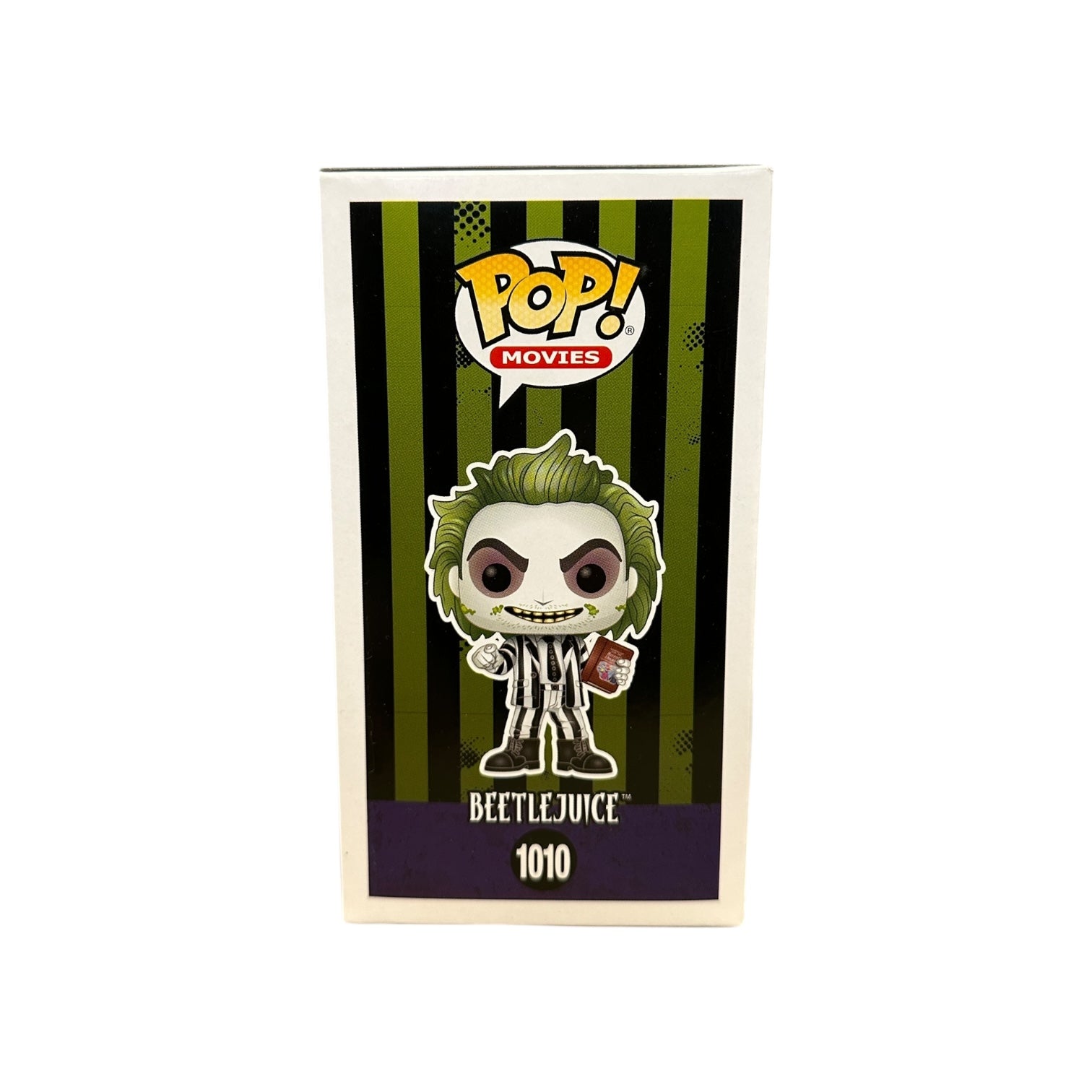 Beetlejuice #1010 (Glows in the Dark) Funko Pop! - Beetlejuice - NYCC 2020 Shared Exclusive Side