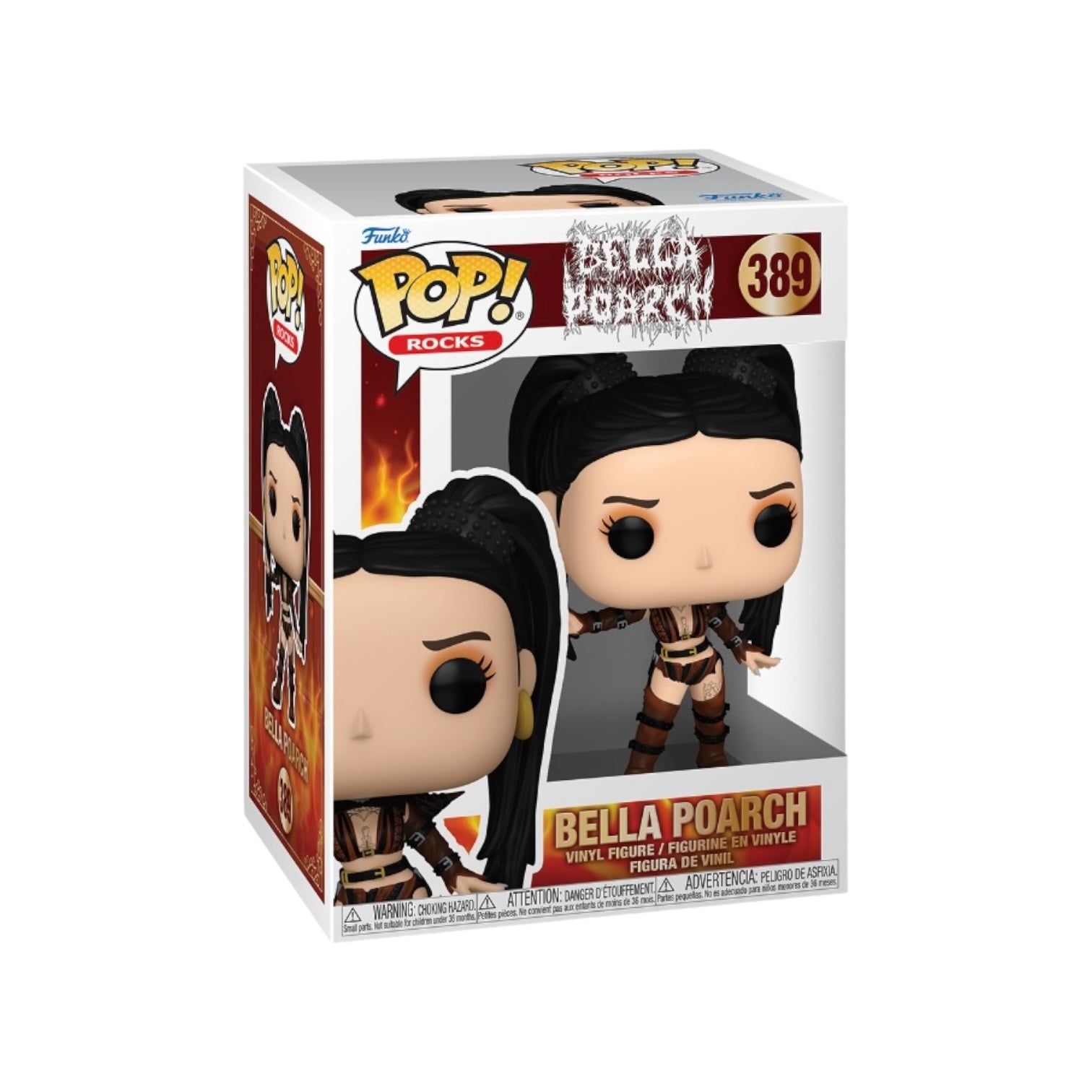 Bella Poarch Funko Pop! figure #389, capturing her unique look and charm in a fun, collectible design.
