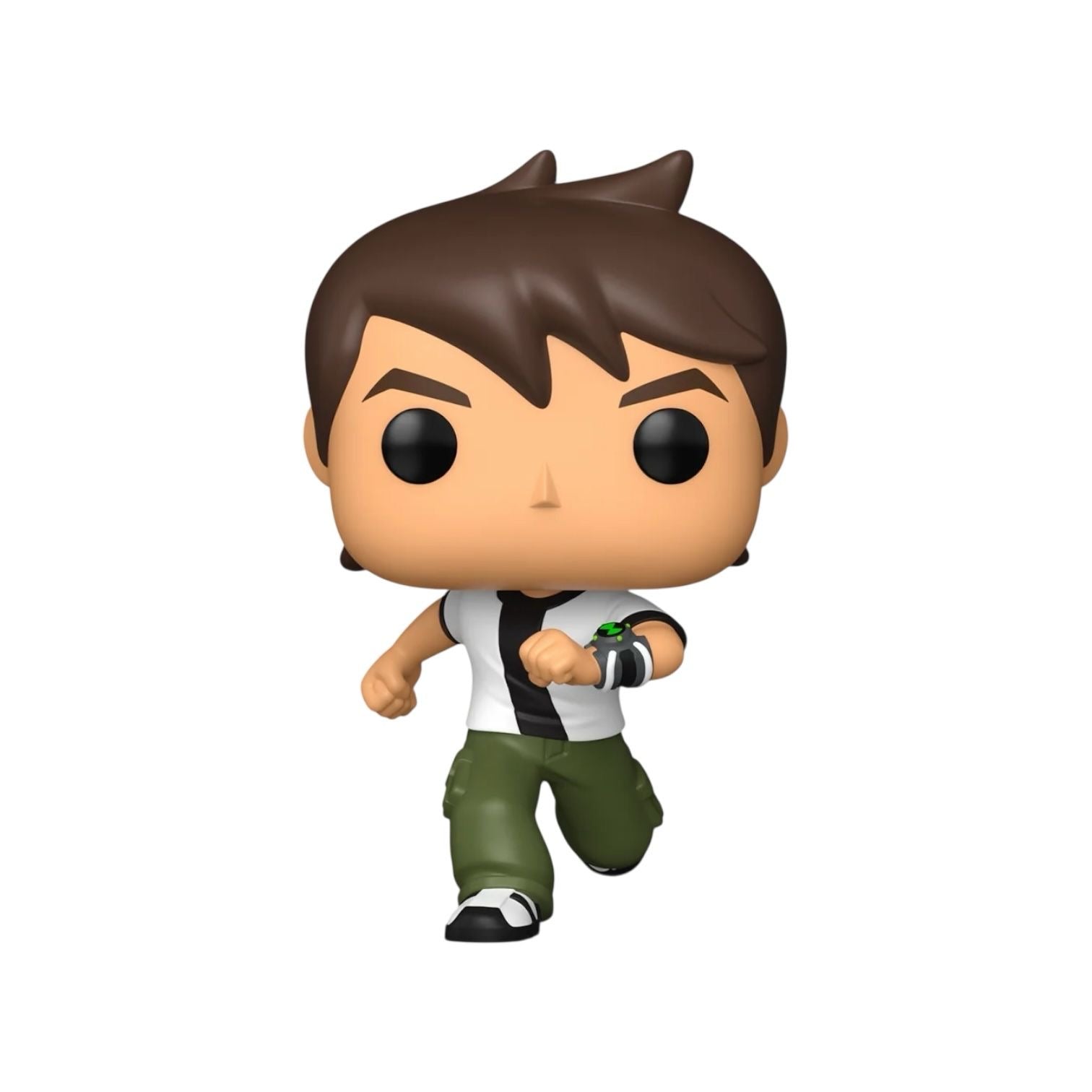 Funko Pop! vinyl figure of a character with brown hair and green pants on a white background