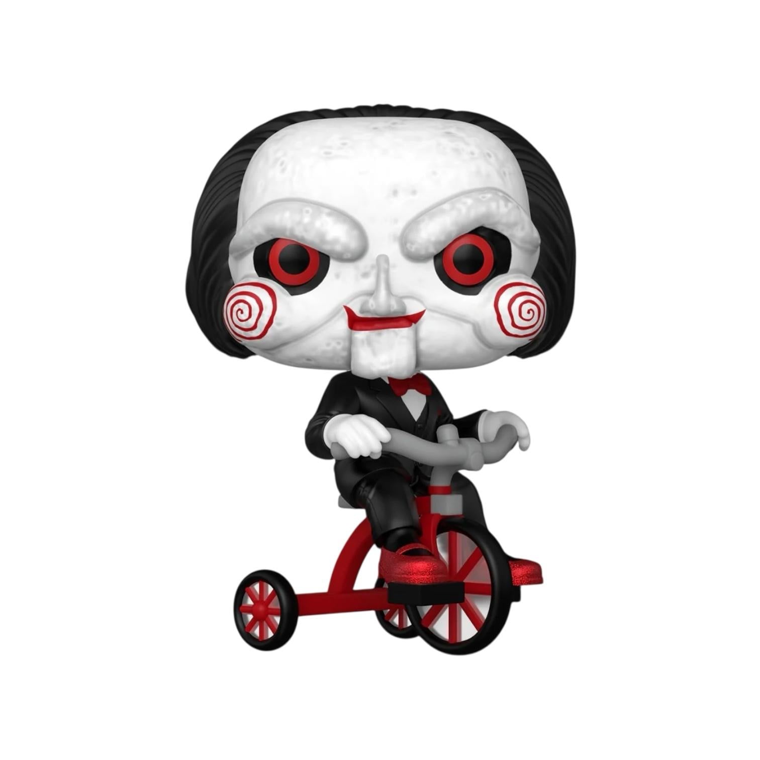 Billy the puppet #1824 Funko Pop bill on a tricycle