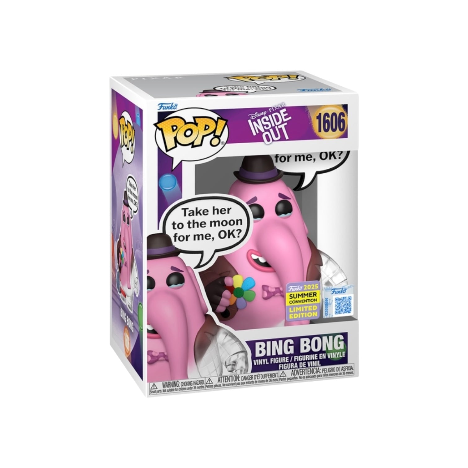 Funko Pop! vinyl figure packaging of Bing Bong from Inside Out on a white background