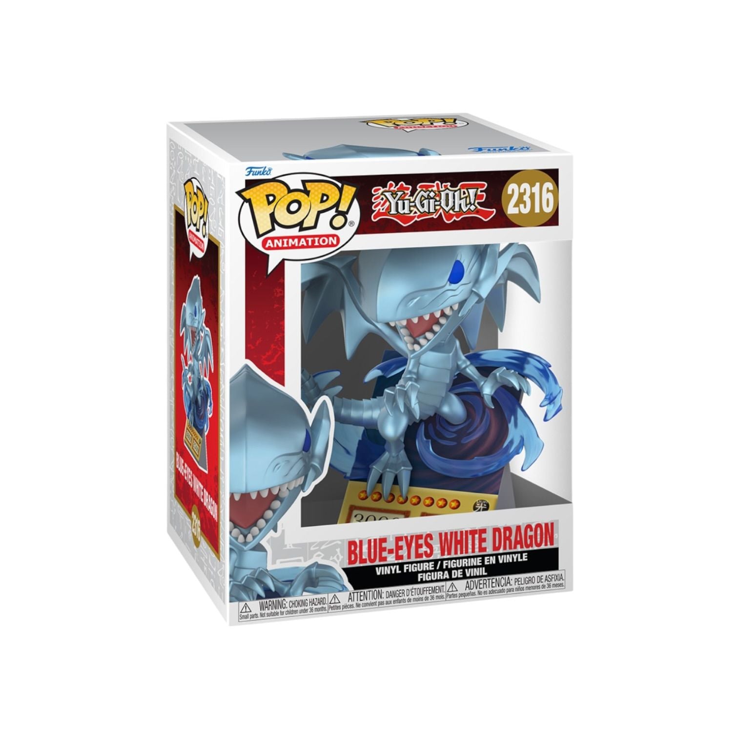 Funko Pop! Animation Blue-Eyes White Dragon packaging