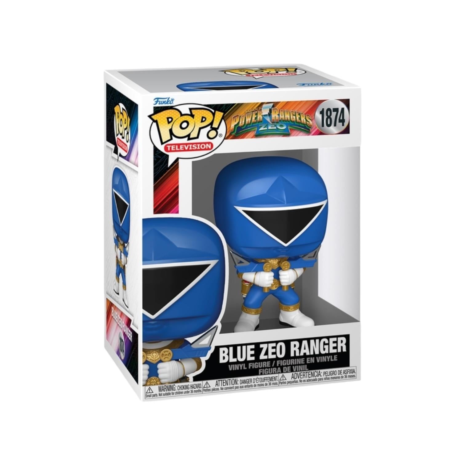 Blue Zeo Ranger Funko Pop! vinyl figure in packaging