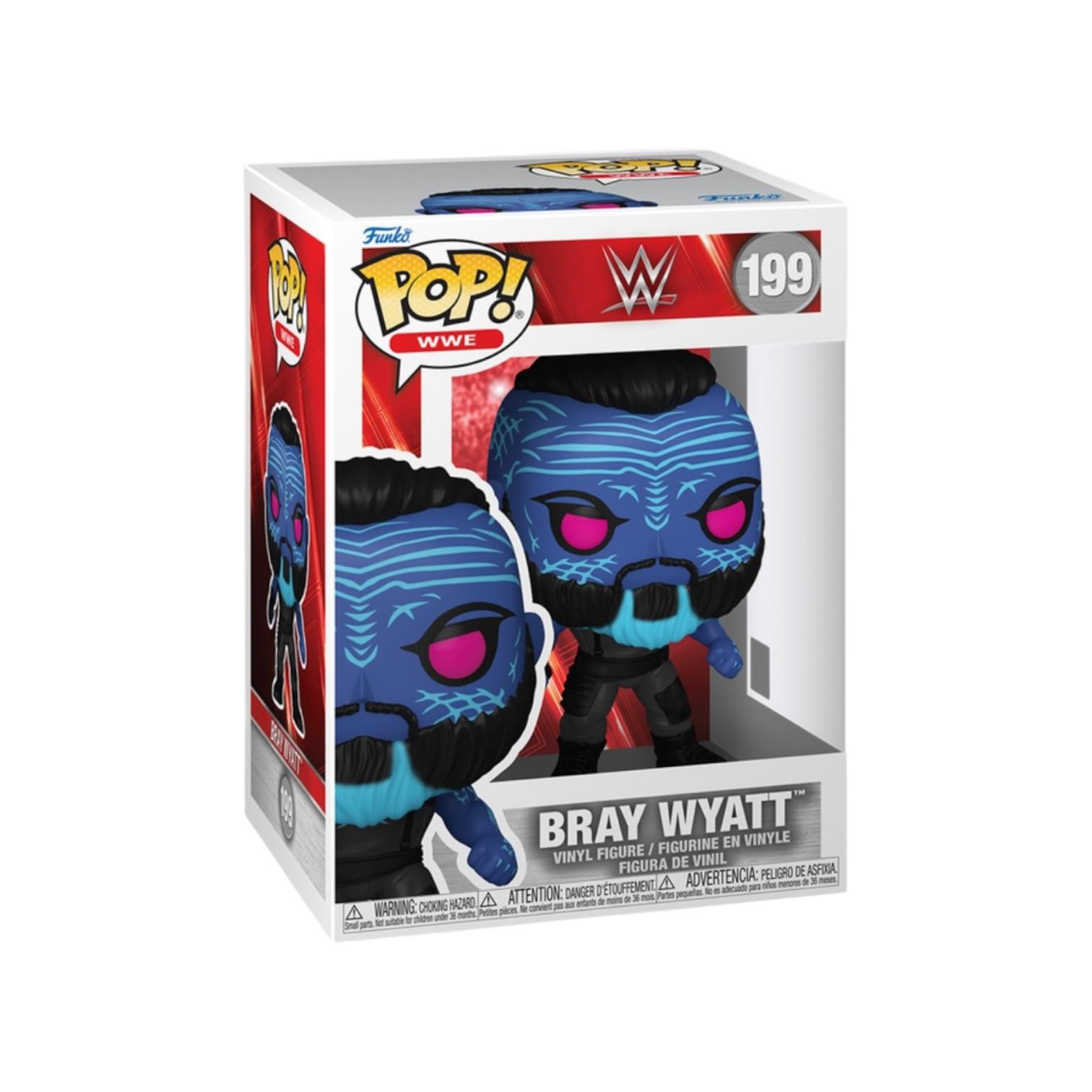 Funko Pop! vinyl figure of Bray Wyatt in packaging with WWE logo