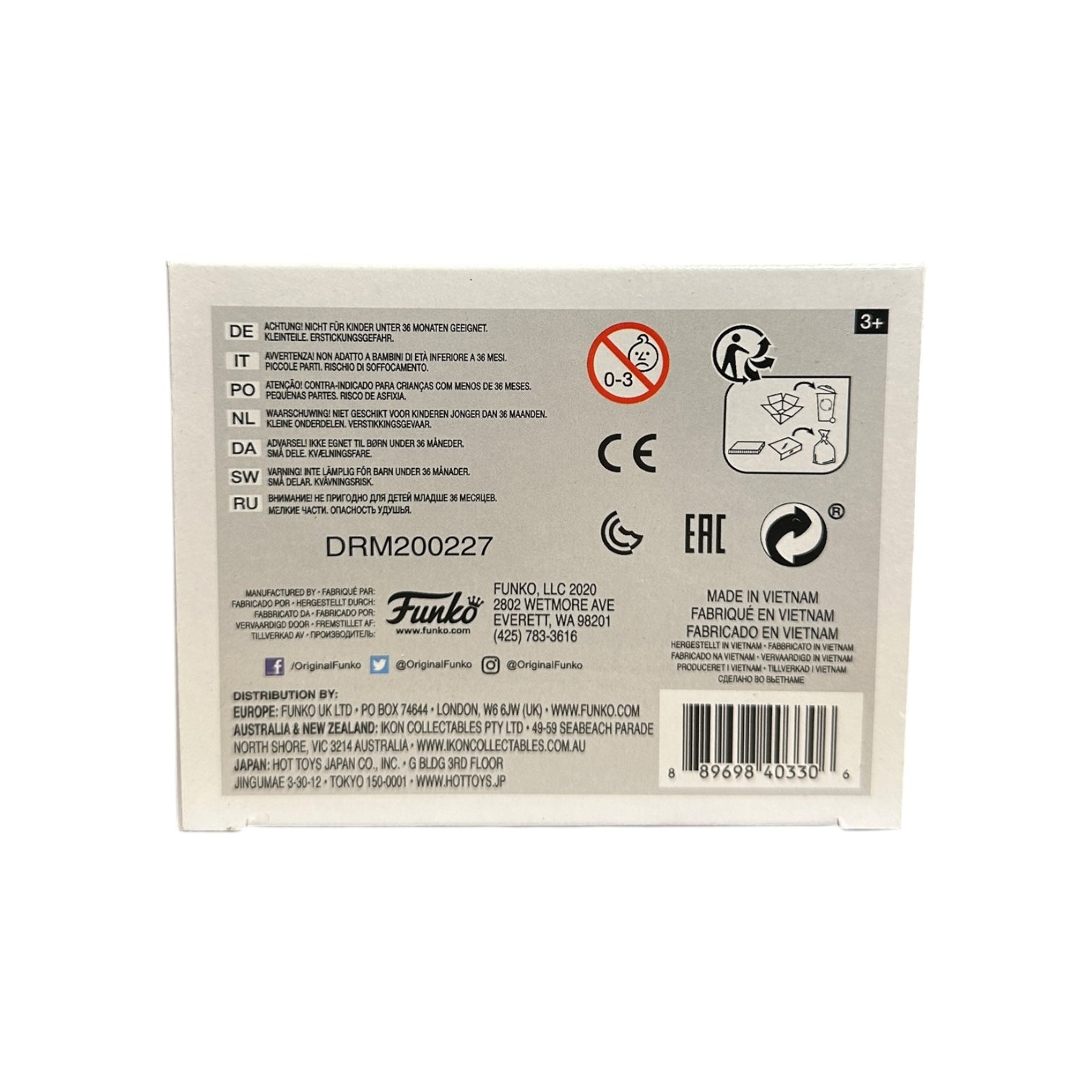 Brittney Karbowski Signed Black Star #778 Funko Pop! - Soul Eater - 7BAP Signature Series 2021 LE75 Pcs Bottom