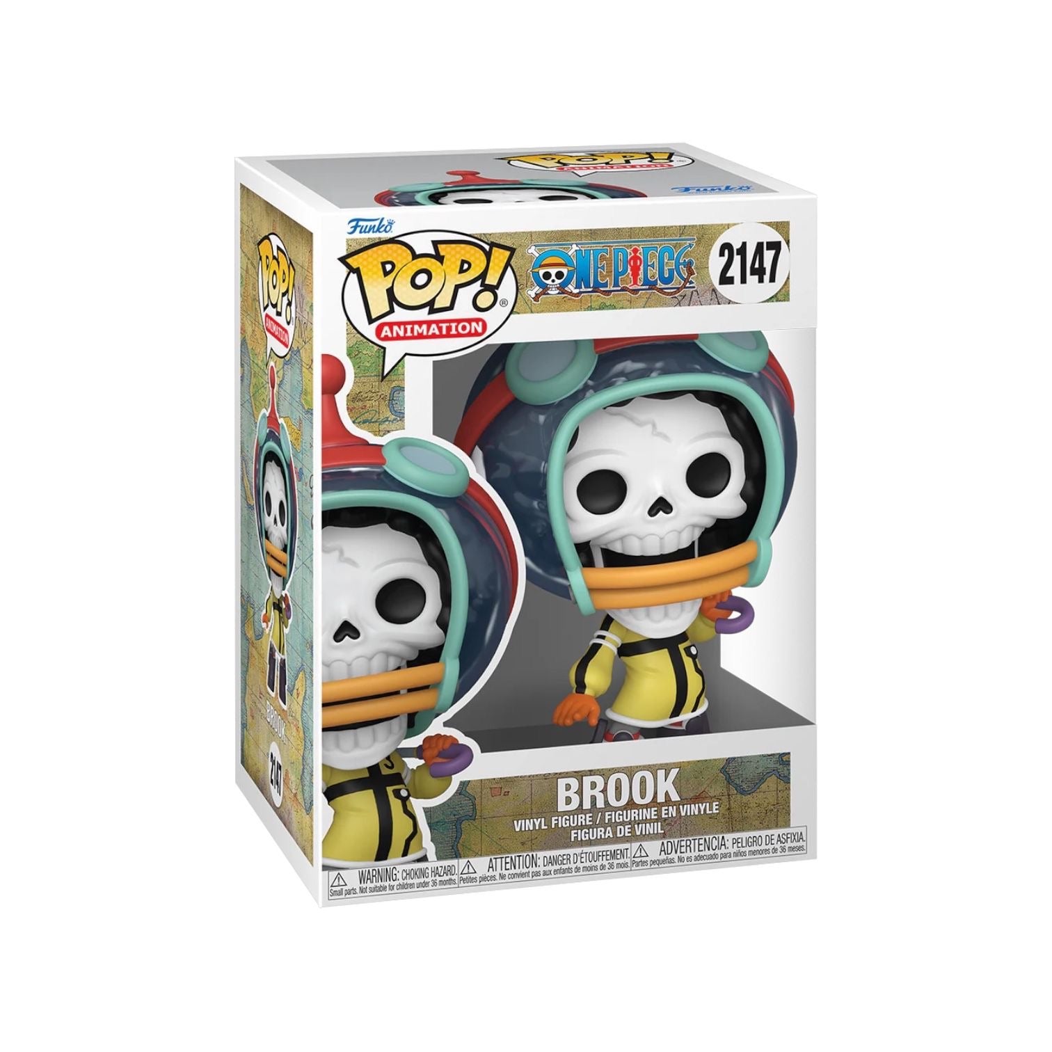 Funko Pop! Animation figure of Brook from One Piece in packaging
