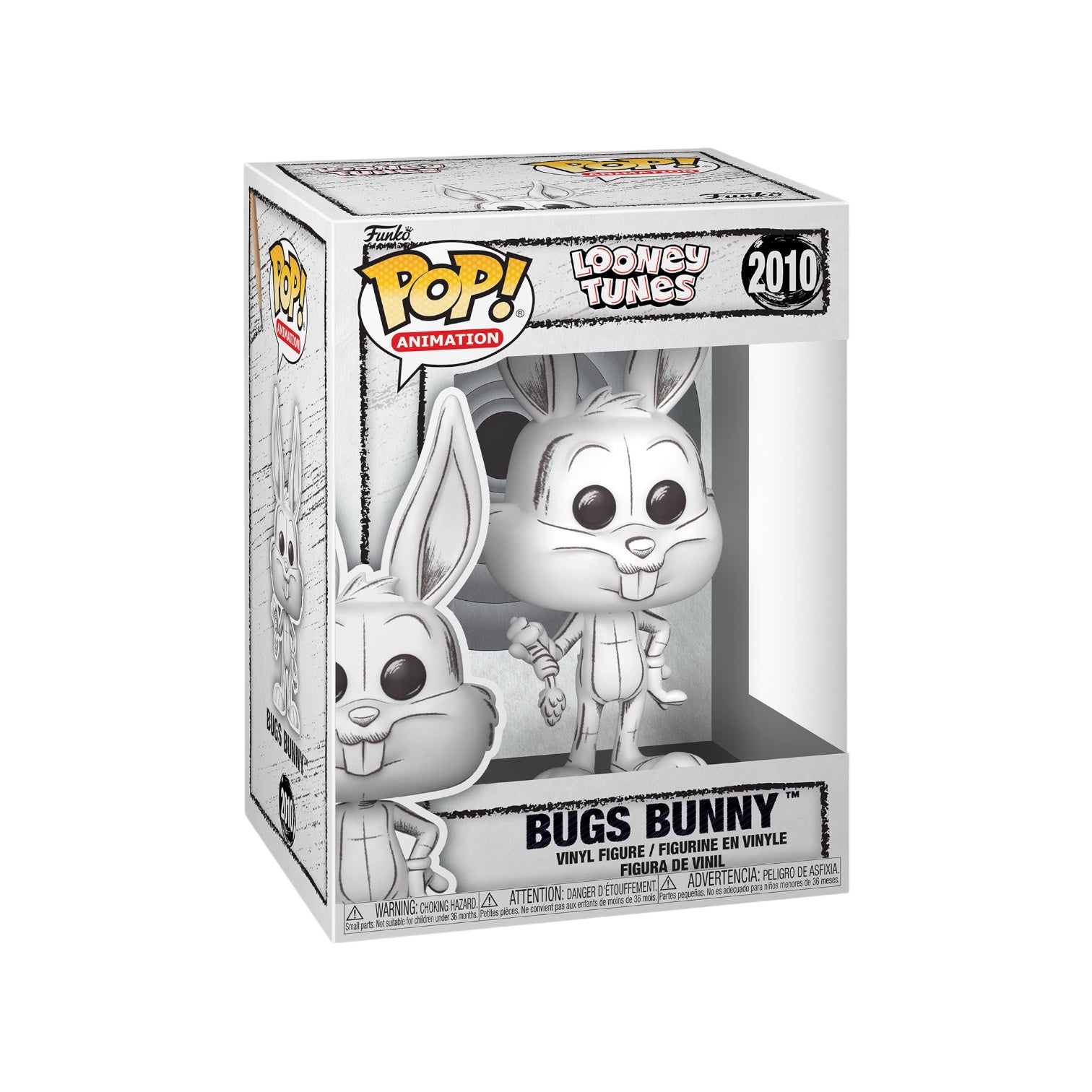Bugs Bunny 2010 Funko Pop in packaging on white background