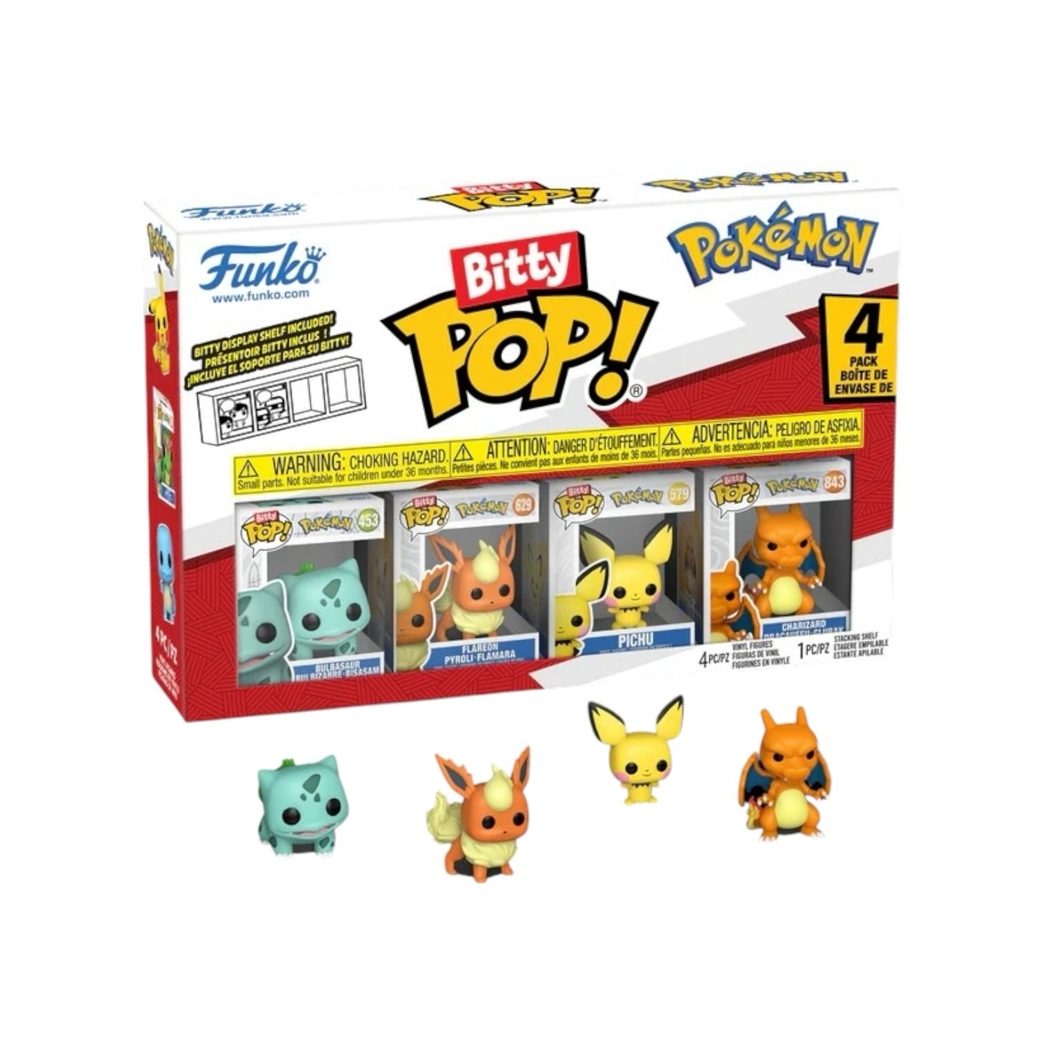 Bulbasaur Funko 4 Pack Bitty Pop