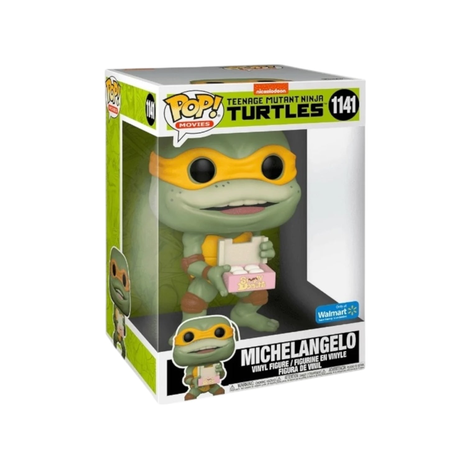 Michelangelo #1141 Deluxe 10” Funko Pop! Teenage Mutant Ninja Turtles, Walmart Exclusive