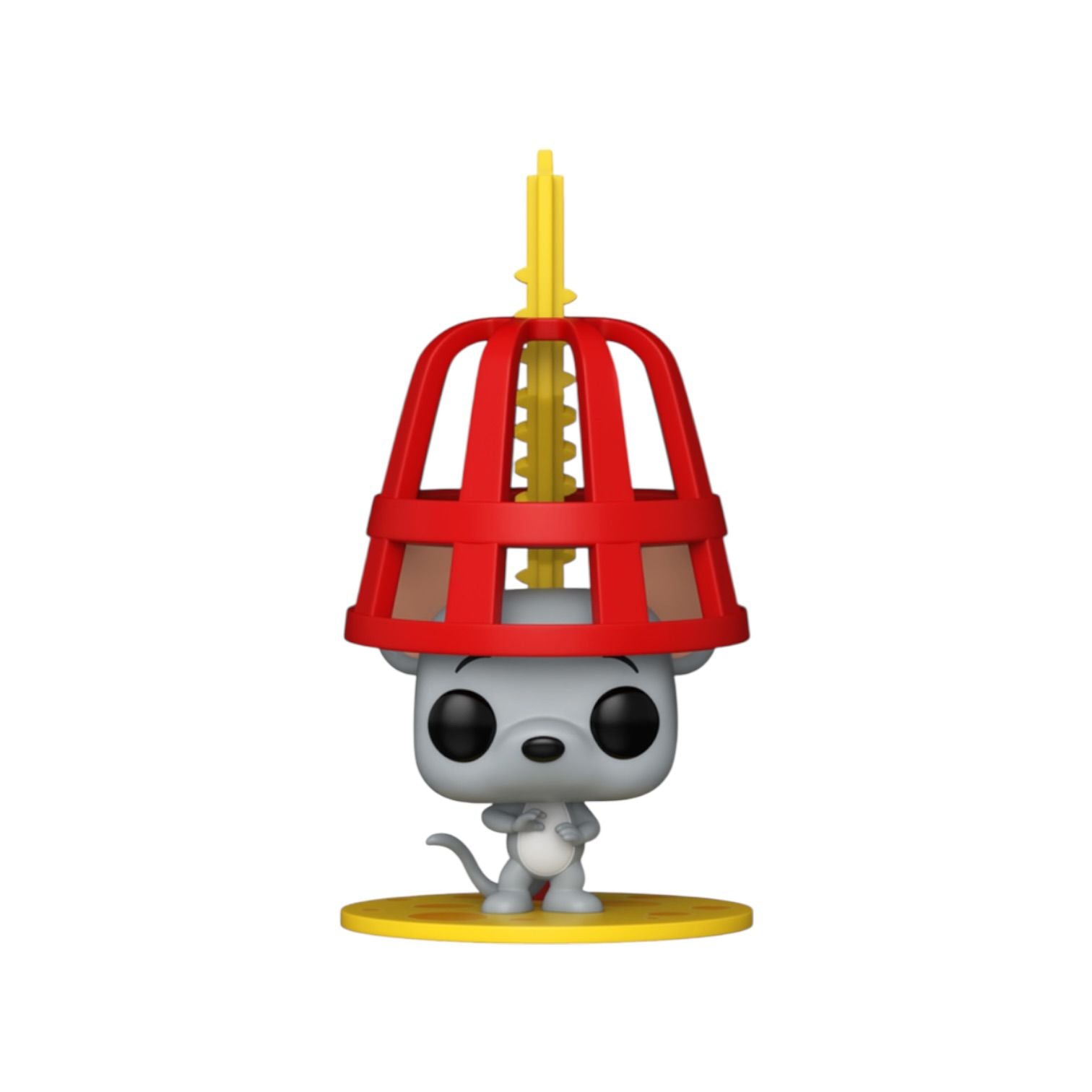 Funko Pop! vinyl figure of a caged mouse toy without packaging on a white background