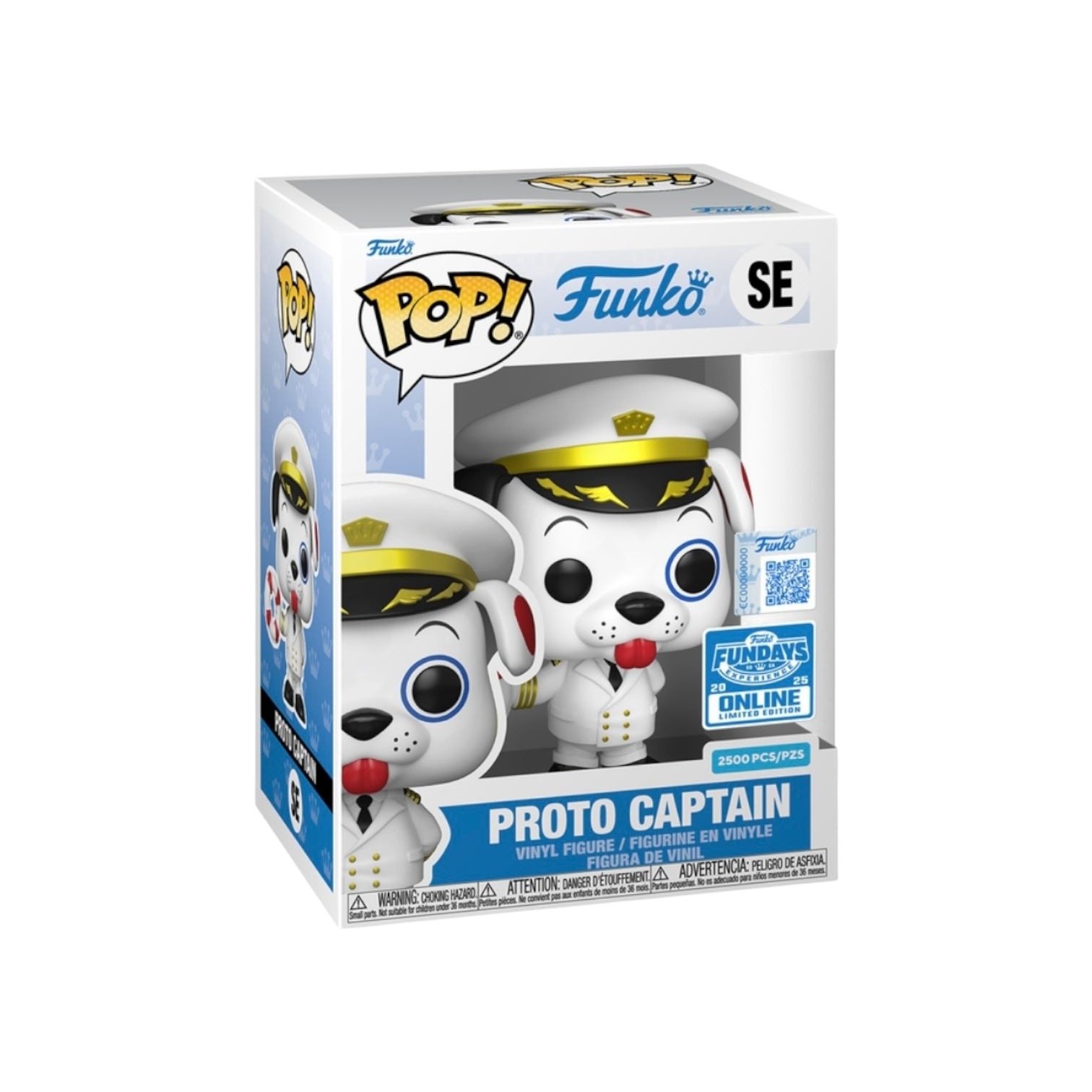 Funko Pop! Proto Captain vinyl figure in packaging on a white background