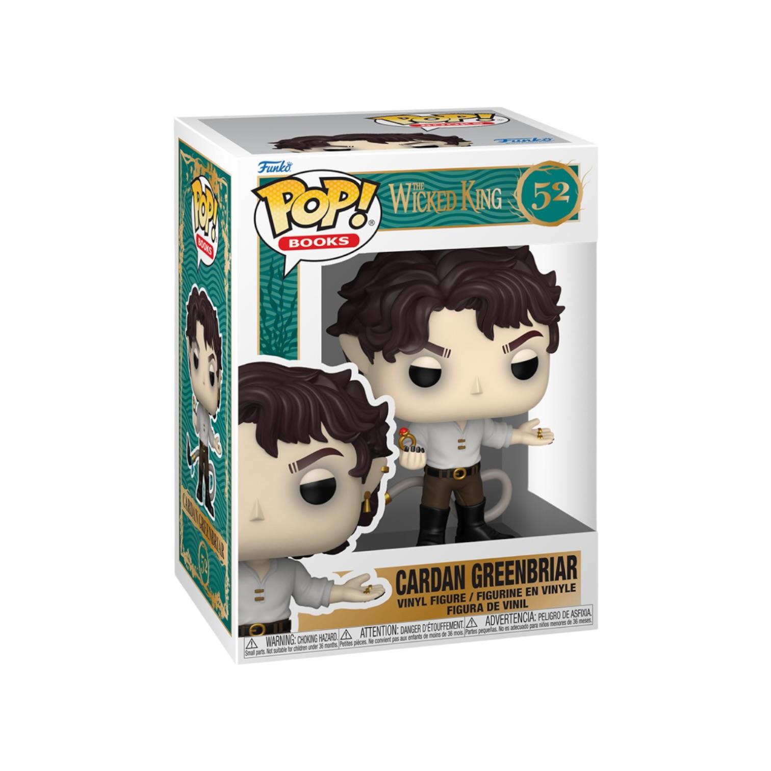 Funko Pop! vinyl figure packaging with character illustration on a white background