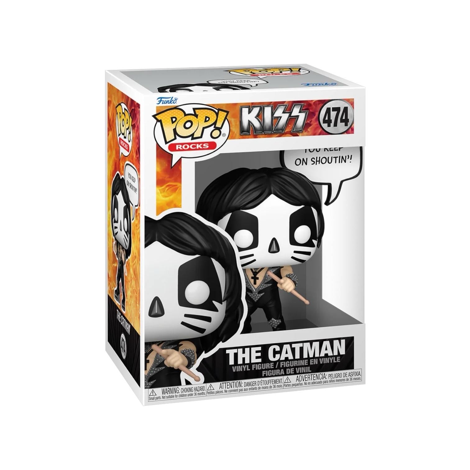 The Catman | Funko Pop |Sayings | Kiss :Rock and Roll All Night