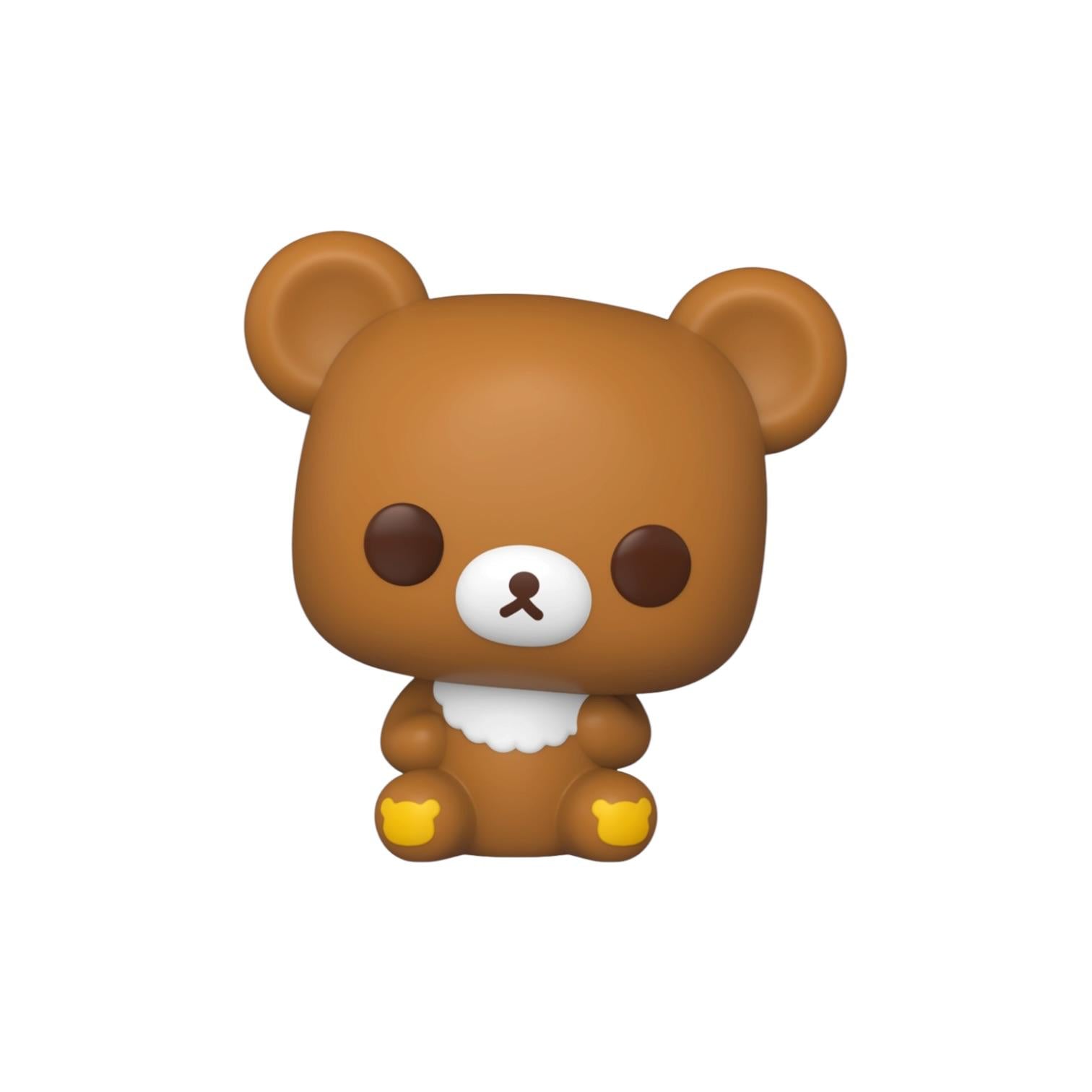 Brown teddy bear toy figure on a white background