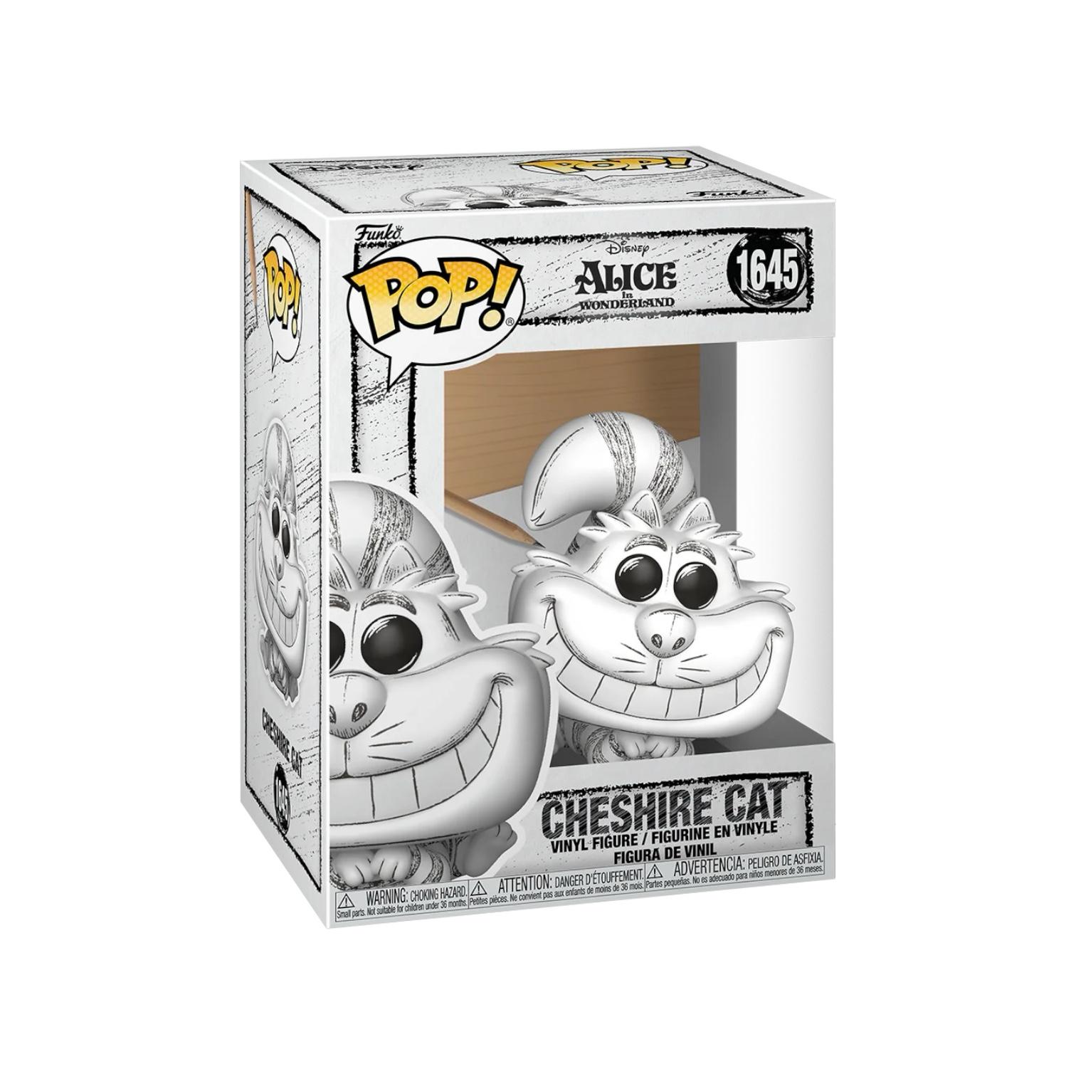 Funko Pop! Cheshire Cat figure in packaging on a white background