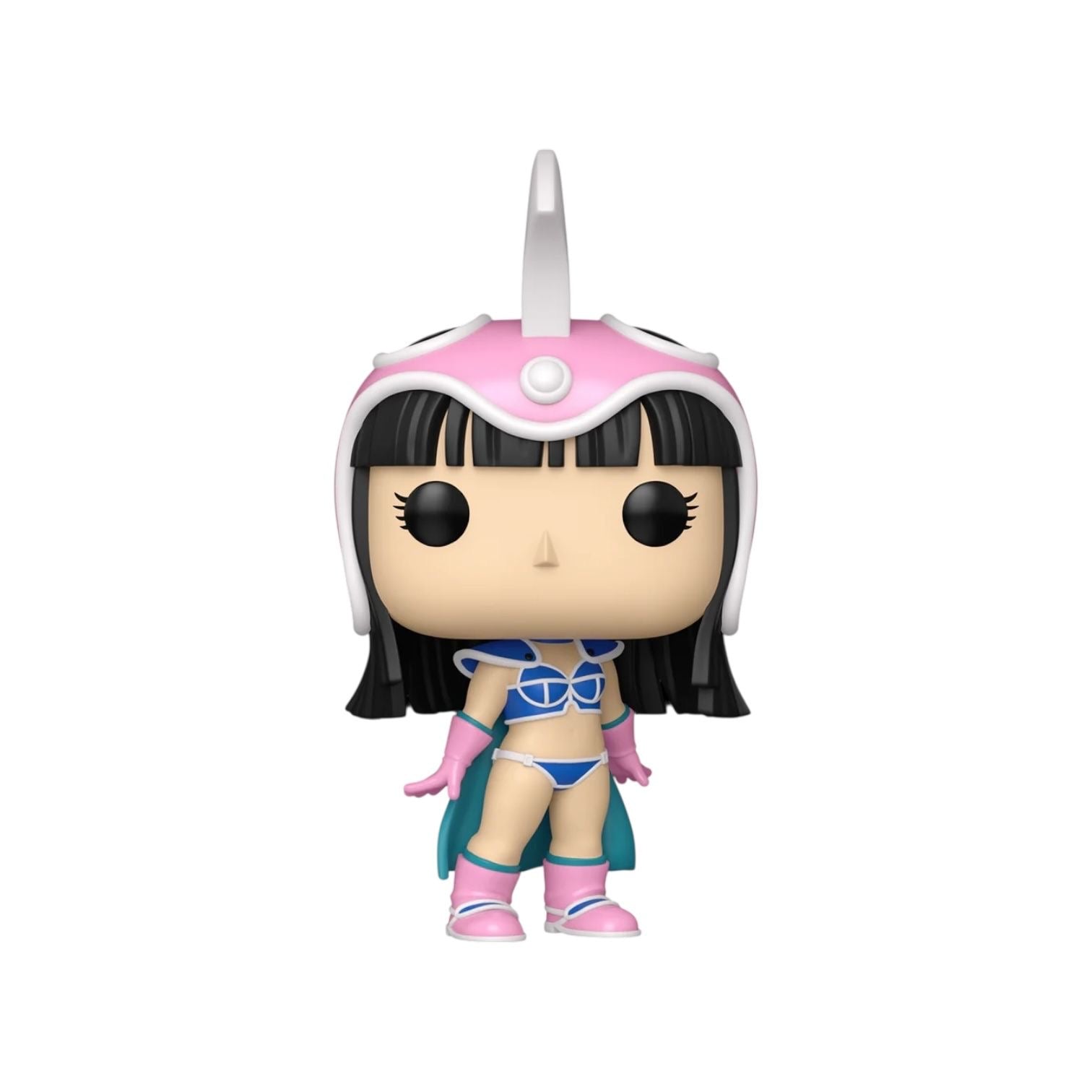 Chichi 1925 funko pop Adorable little chichi from dragonball in her blue attire with a pink helmey , boots and gloves.