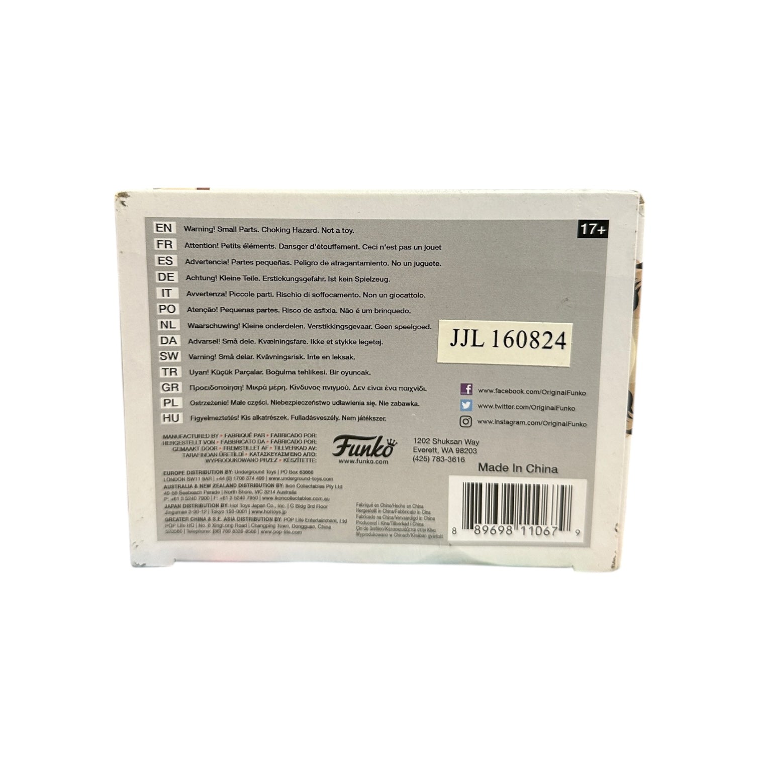 Christian Serratos Signed Rosita #387 Funko Pop! - The Walking Dead Bottom